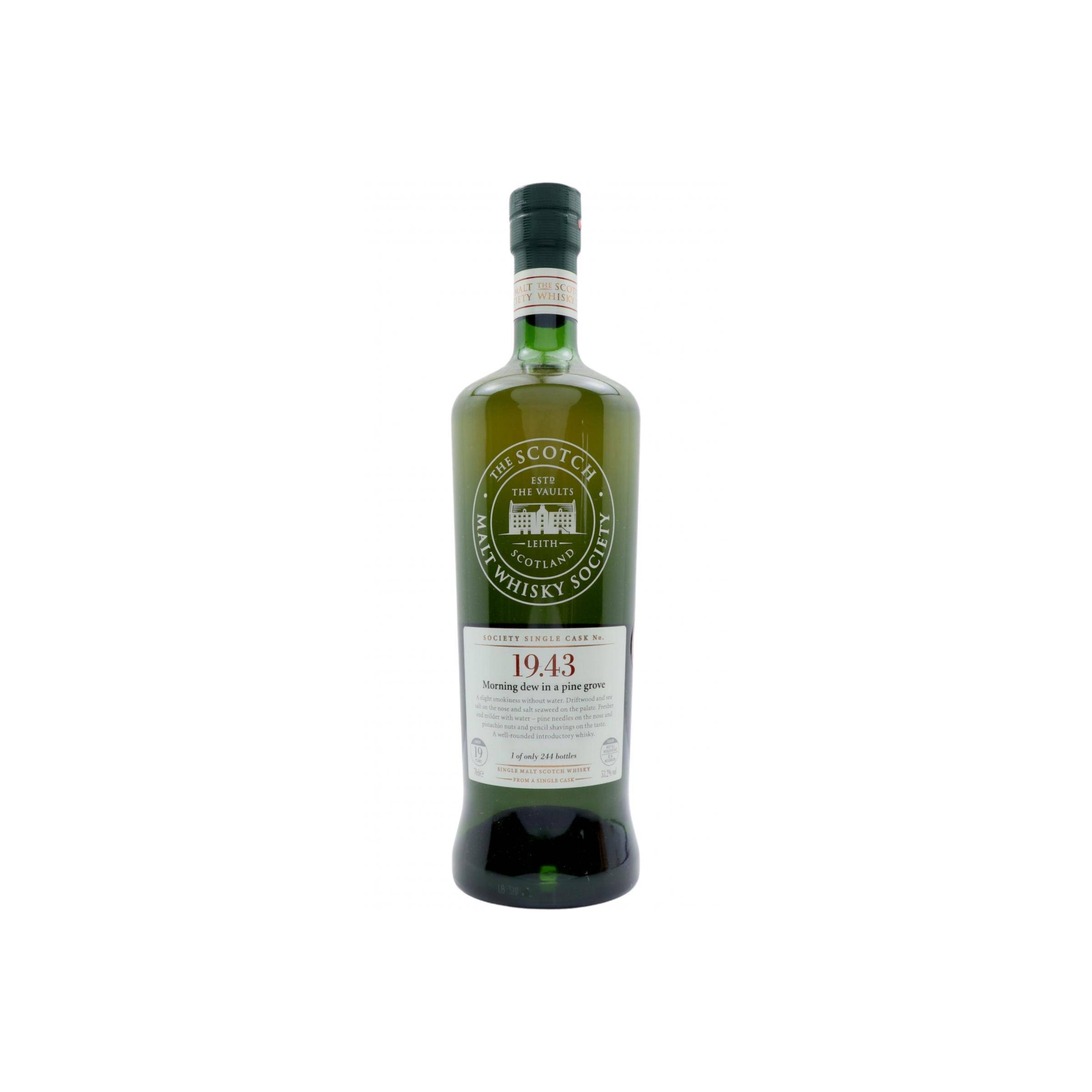 The Scotch Malt Whisky Society 1988 19 Years Single Malt Whisky