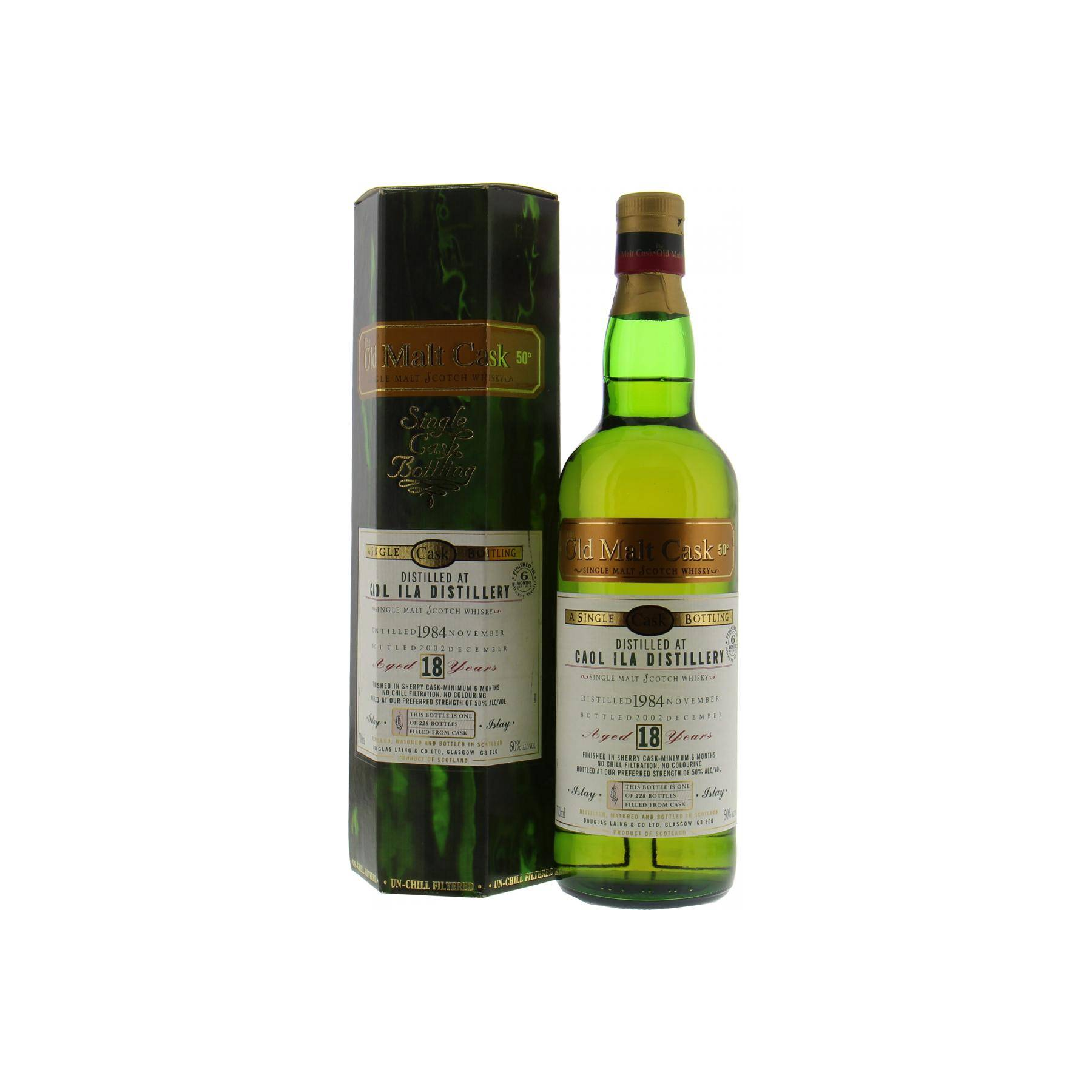 Caol Ila Old Malt Cask 1984 18 Years Single Malt Whisky 2