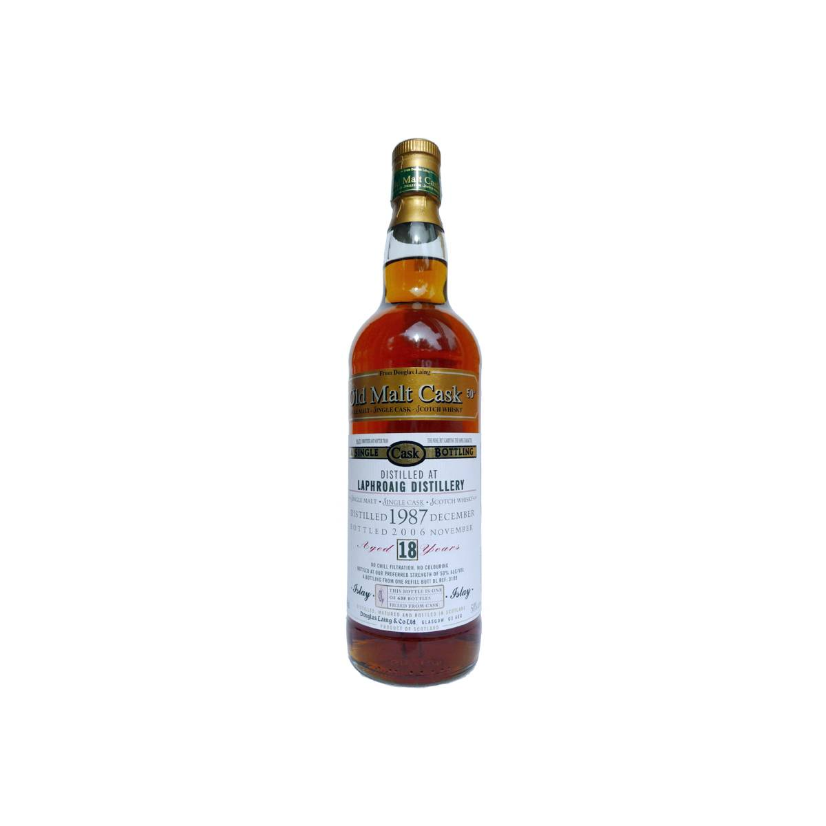 Laphroaig Old Malt Cask 1987 18 Years Single Malt Whisky