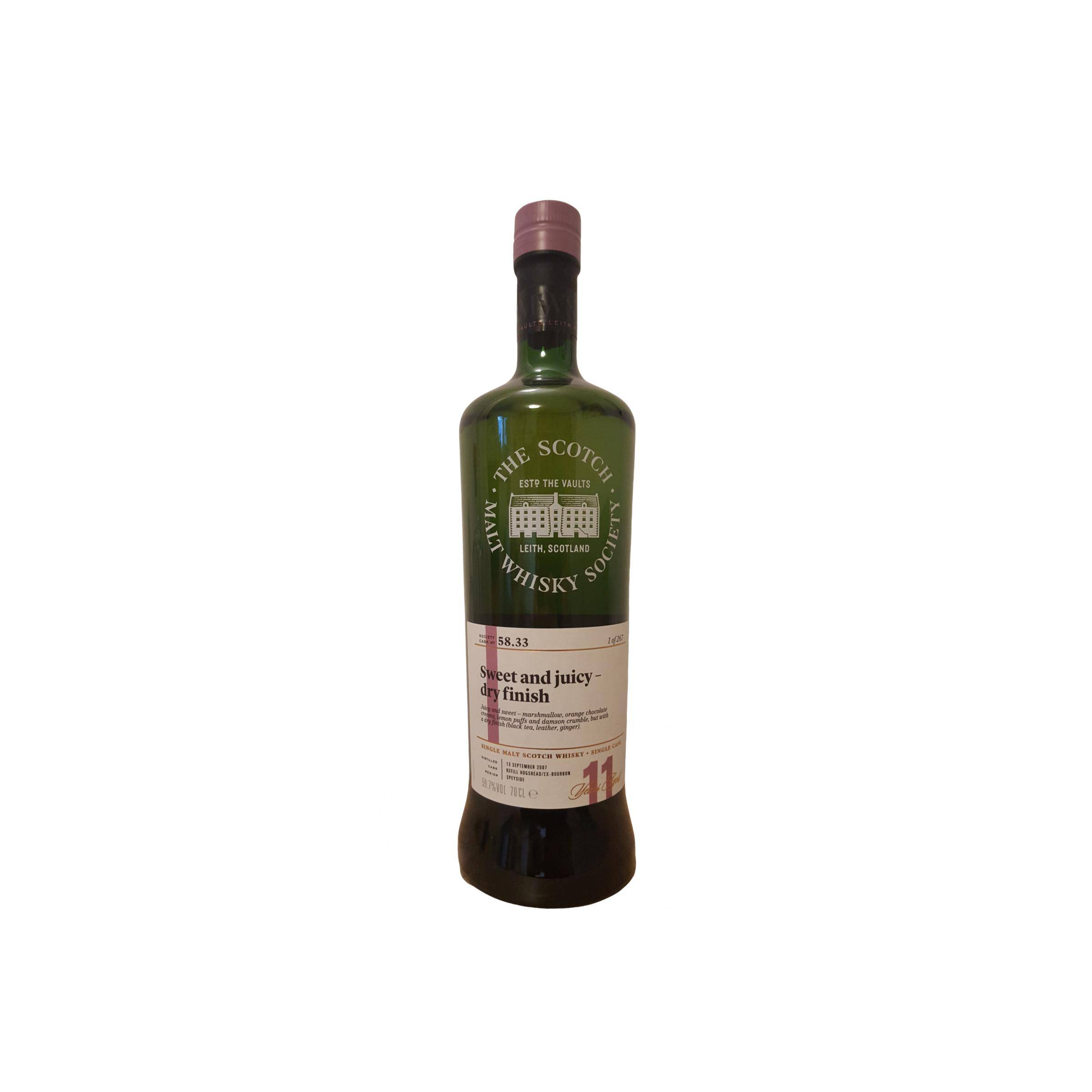 The Scotch Malt Whisky Society 2007 11 Years Single Malt Whisky