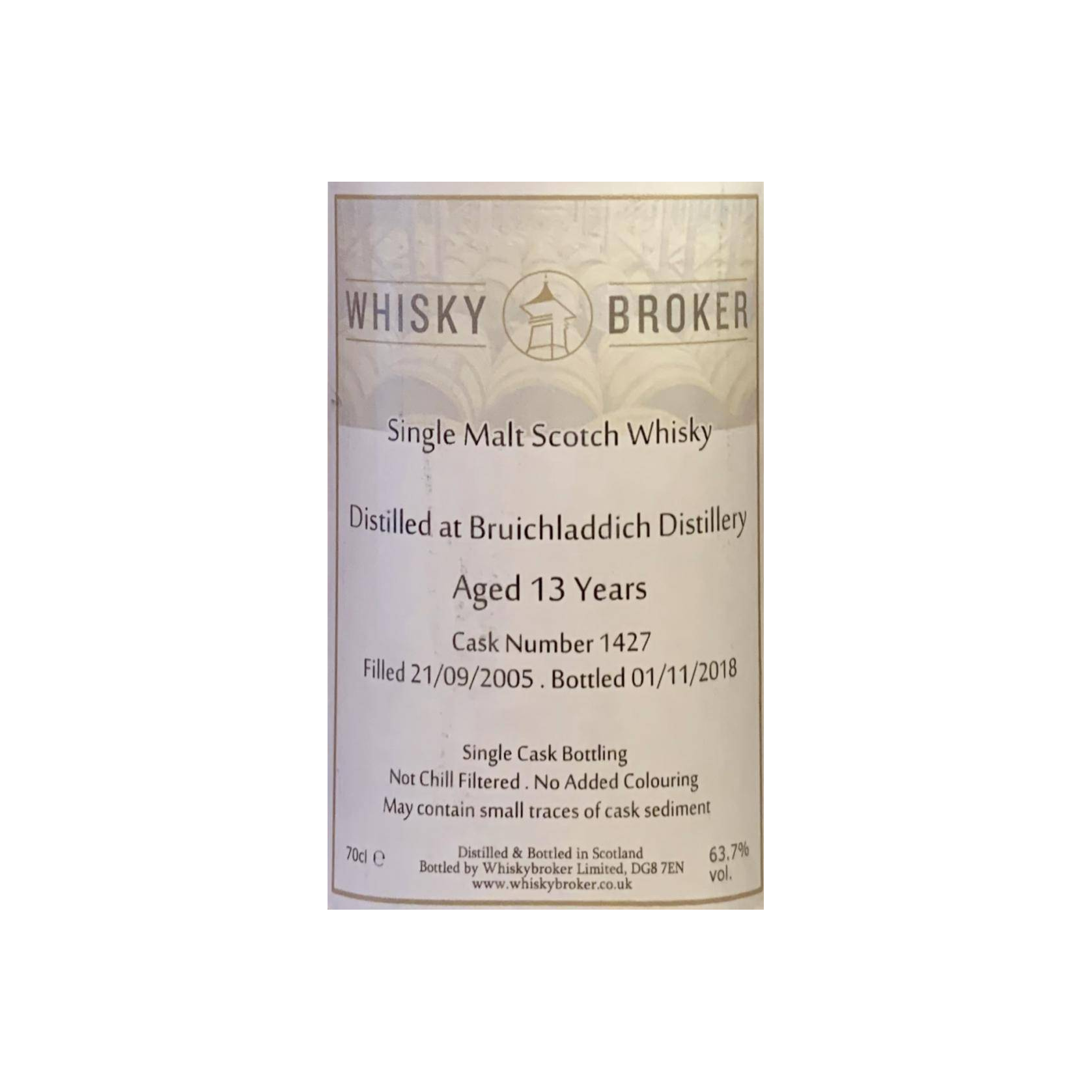 Bruichladdich 2005 13 Years Single Malt Whisky 2