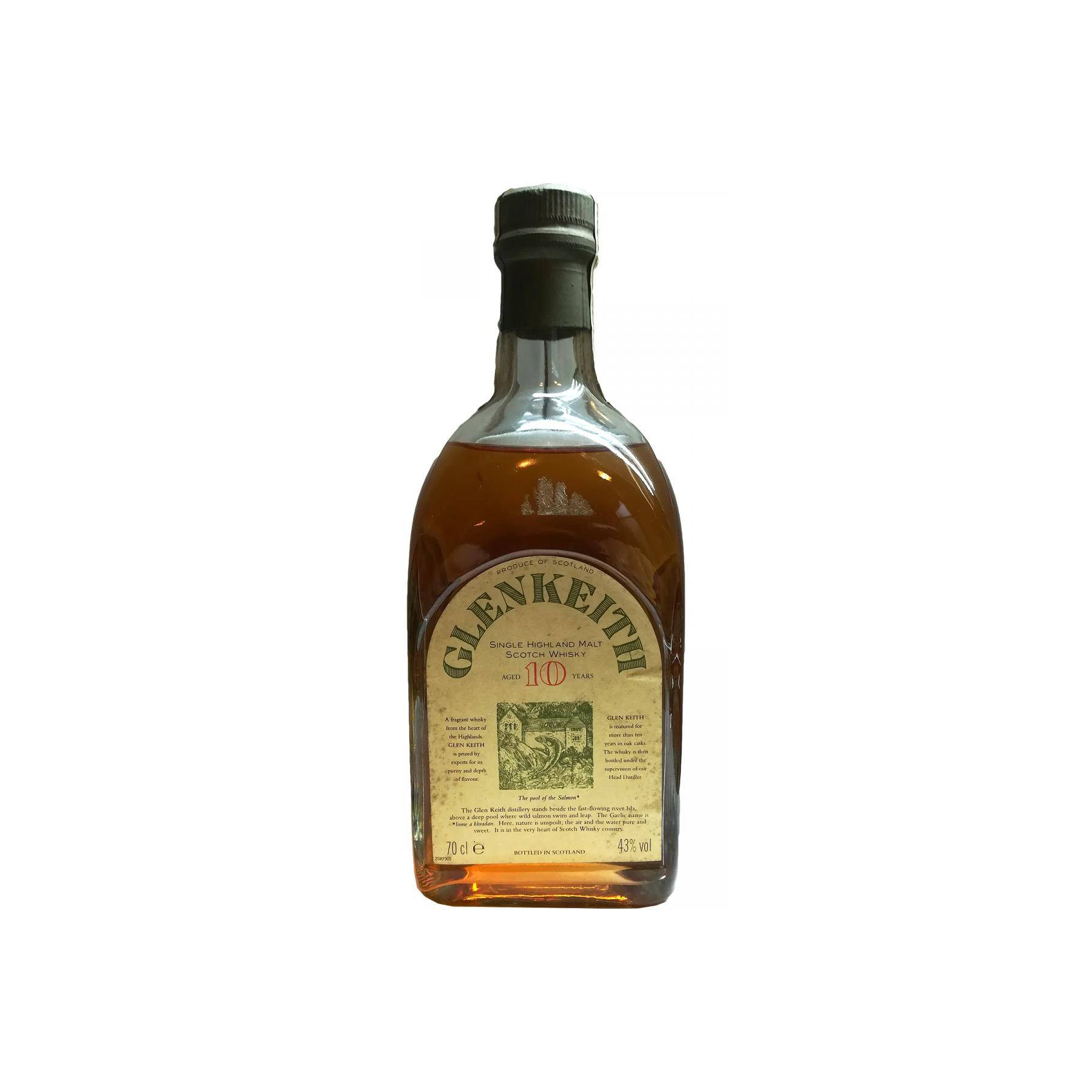 Glen Keith 10 Years Single Malt Whisky