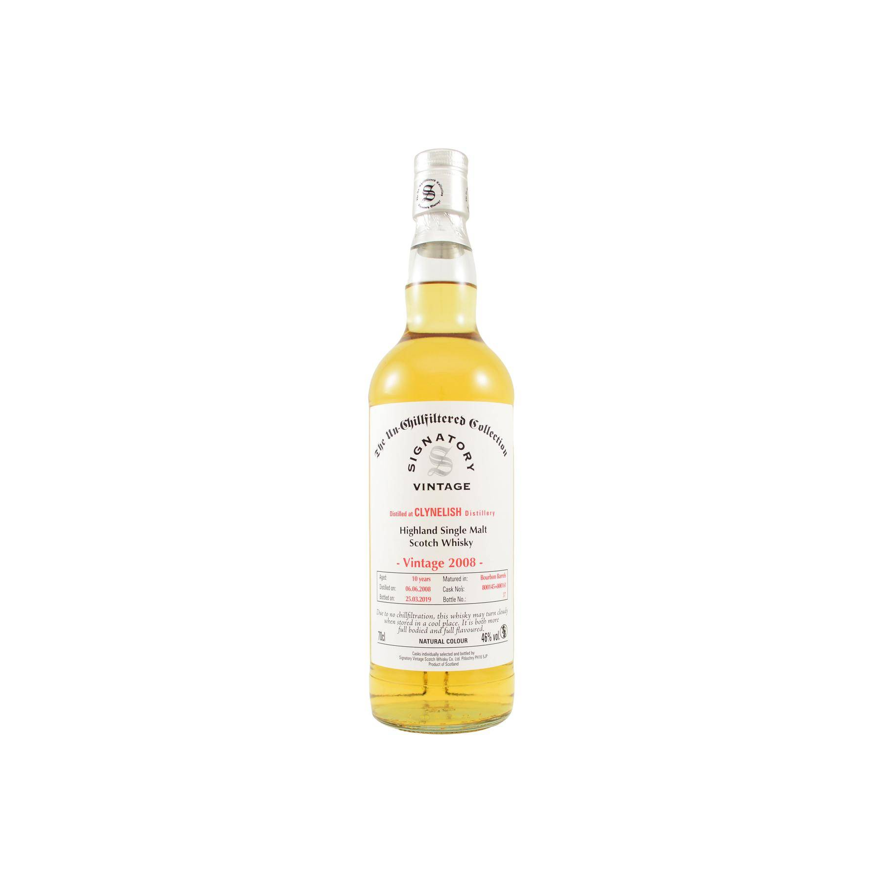 Clynelish The Un-Chillfiltered Collection 2008 10 Years Single Malt Whisky