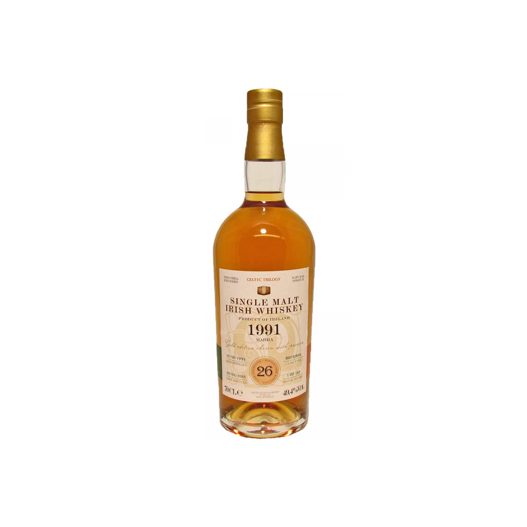 Single Malt Irish Whiskey 1991 - Madra TWCC