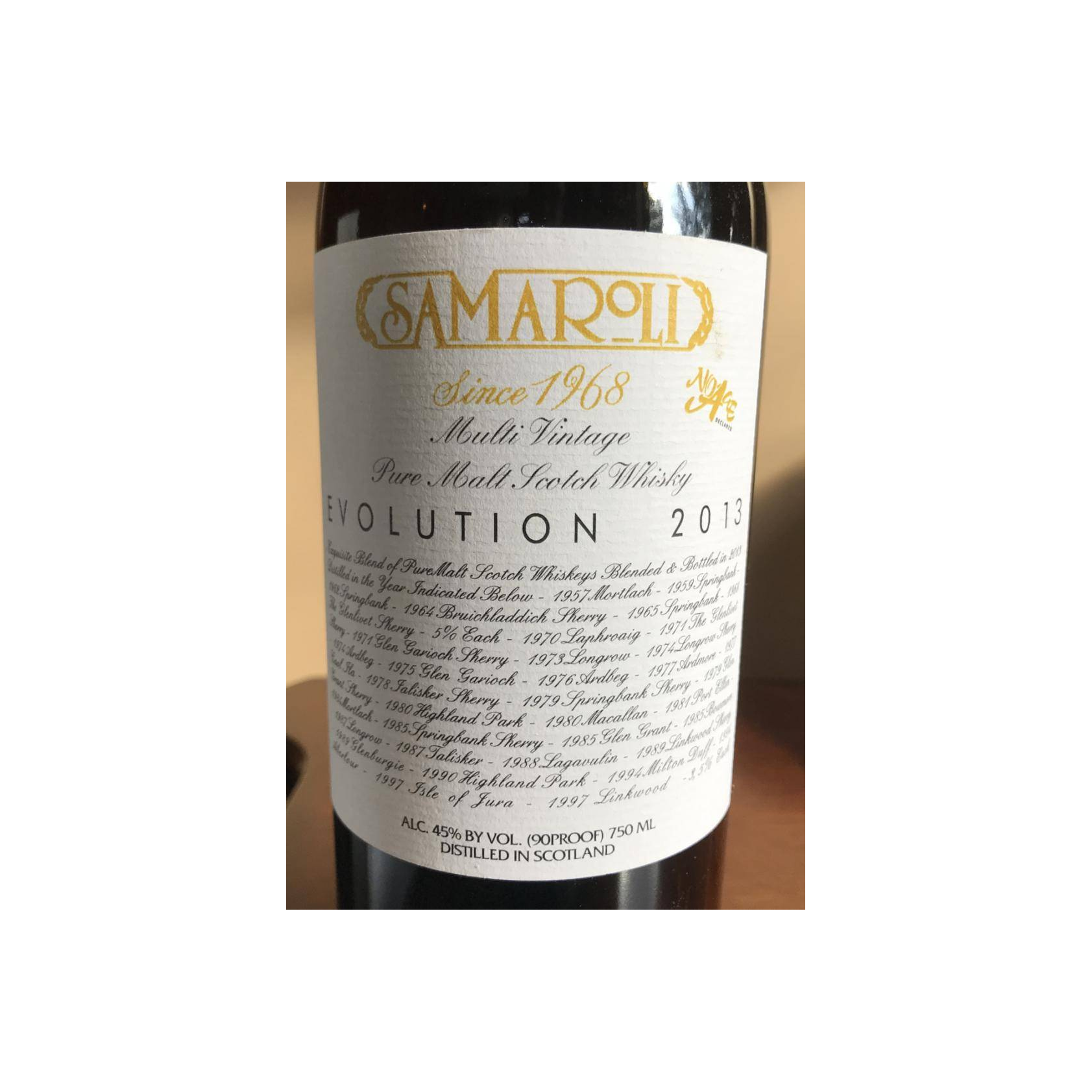 Samaroli 2013 Blended Malt Whisky