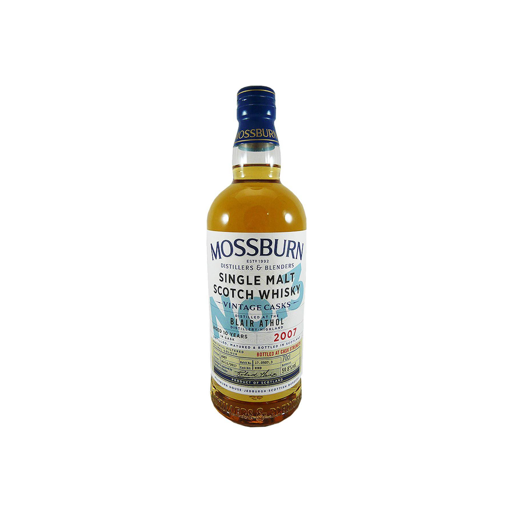 Blair Athol 2007 10 Years Single Malt Whisky