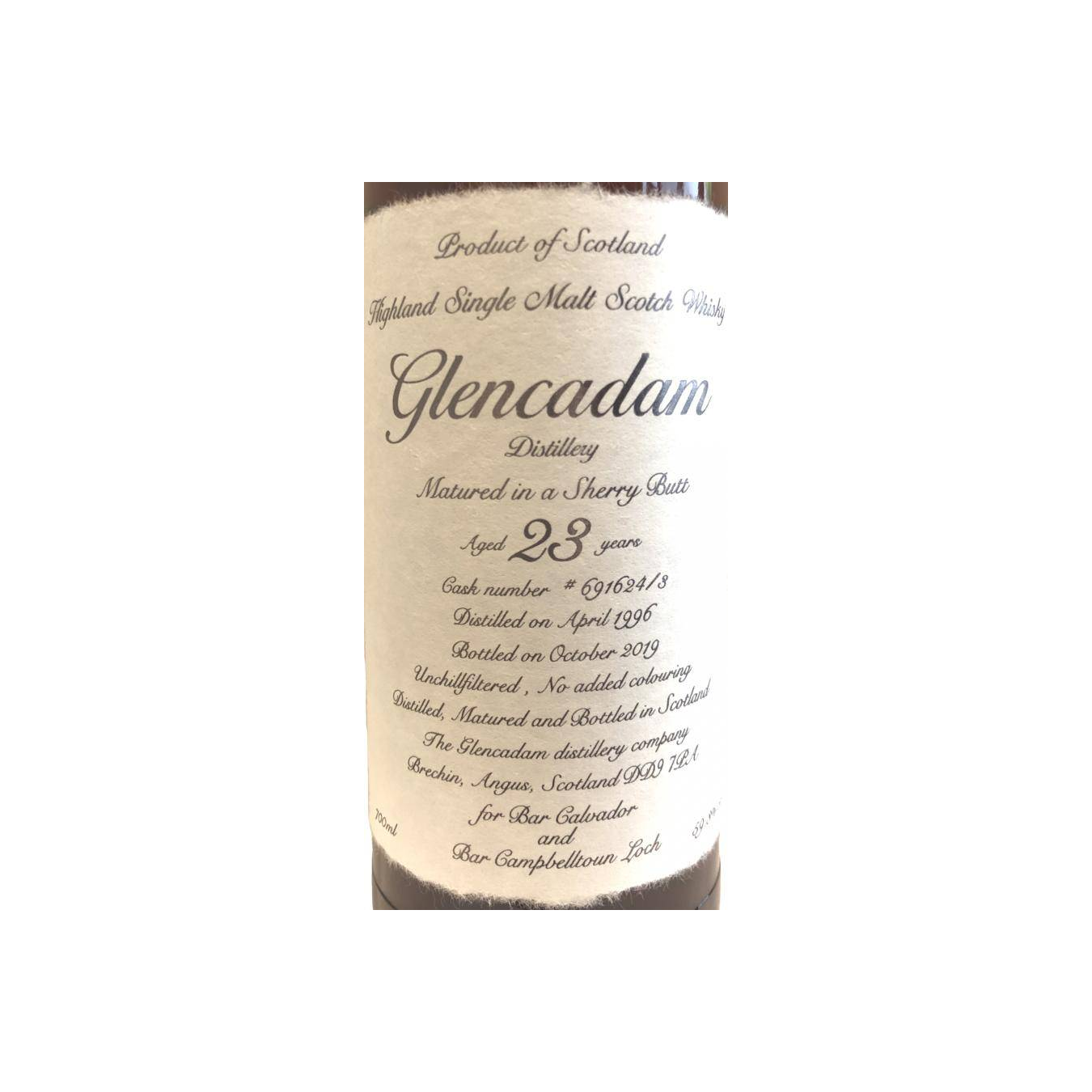 Glencadam 1996 23 Years Single Malt Whisky 2