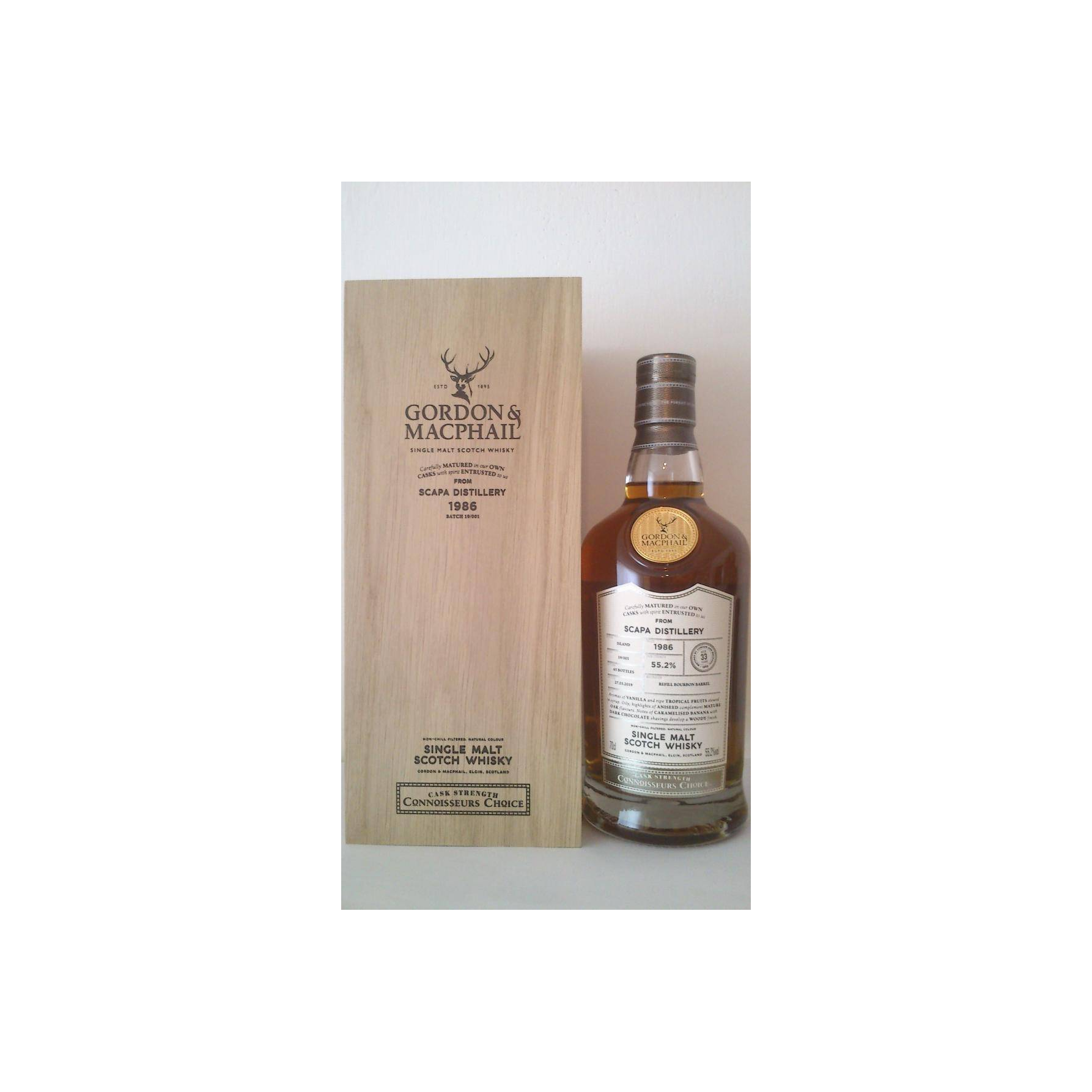 Scapa Connoisseurs Choice - Cask Strength 1986 33 Years Single Malt Whisky 3