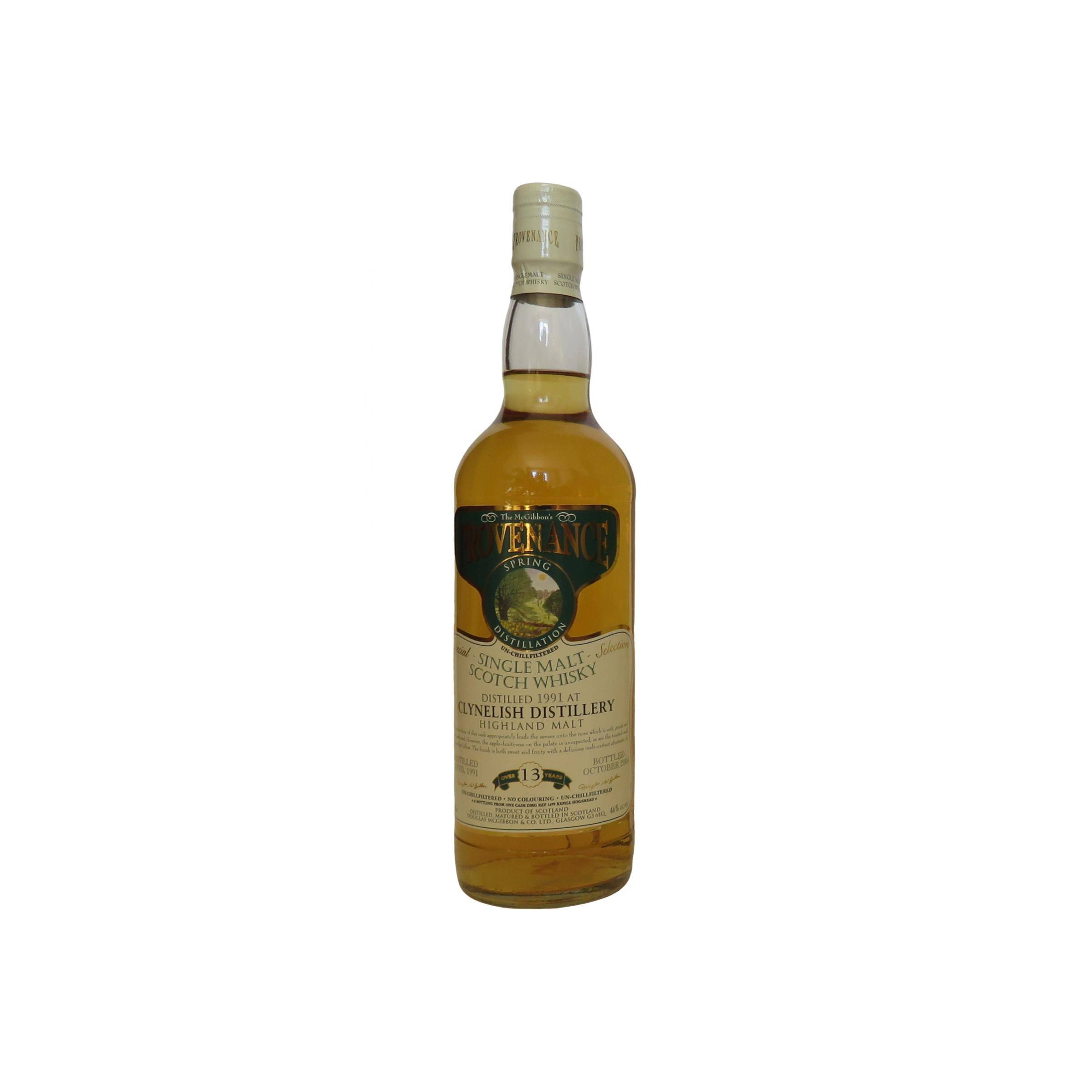 Clynelish McGibbon's Provenance 1991 13 Years Single Malt Whisky