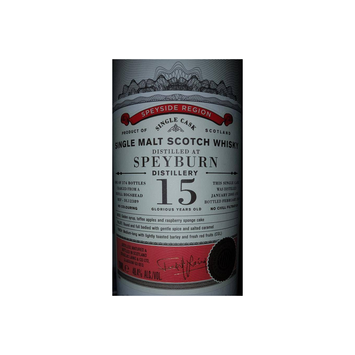 Spey Old Particular 2003 15 Years Single Malt Whisky 2