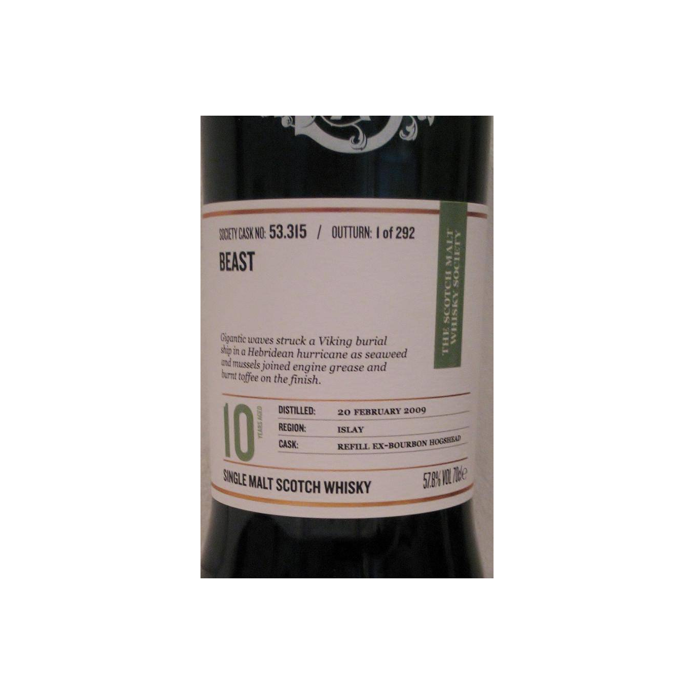The Scotch Malt Whisky Society 2009 10 Years Single Malt Whisky 2