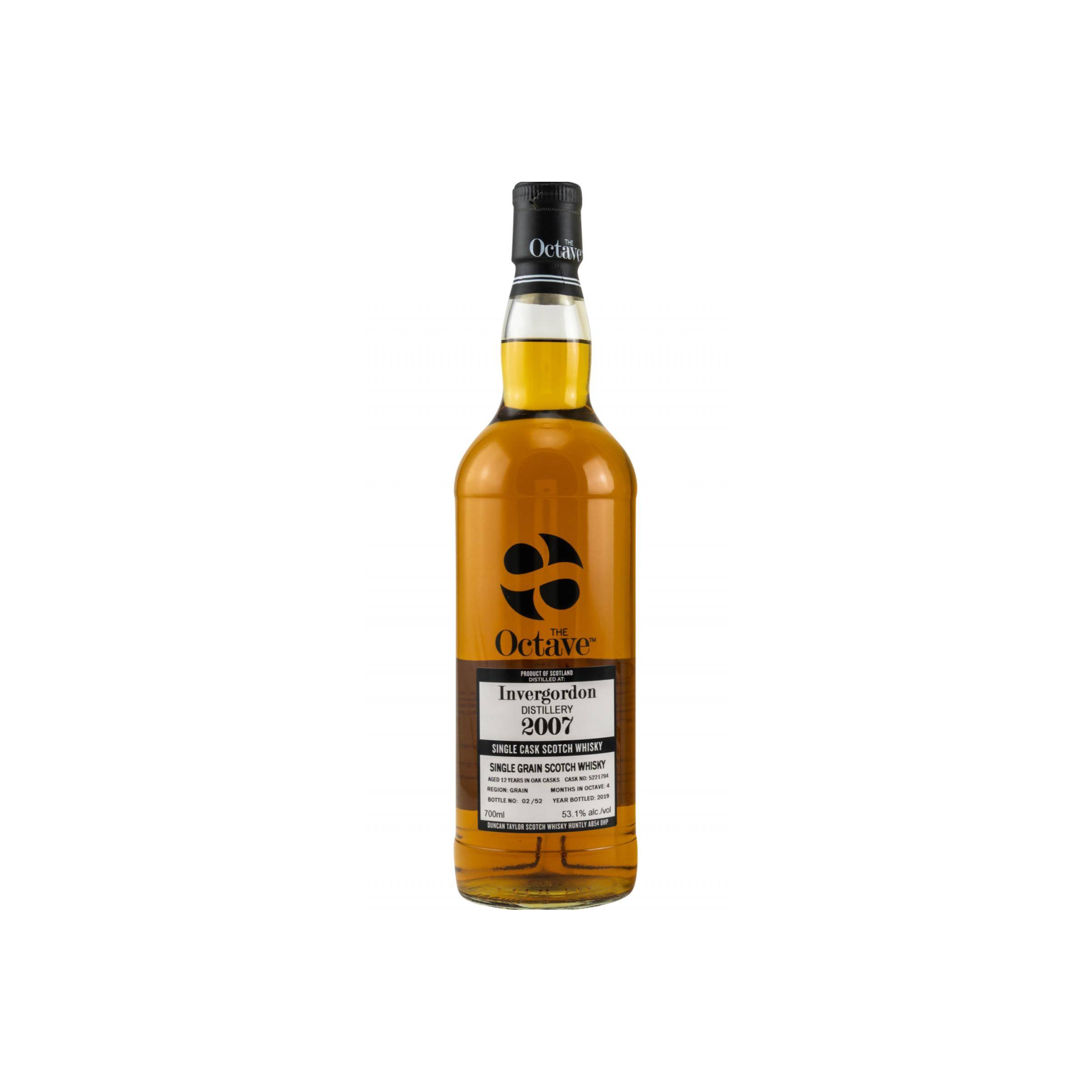Invergordon The Octave 2007 12 Years Single Grain Whisky