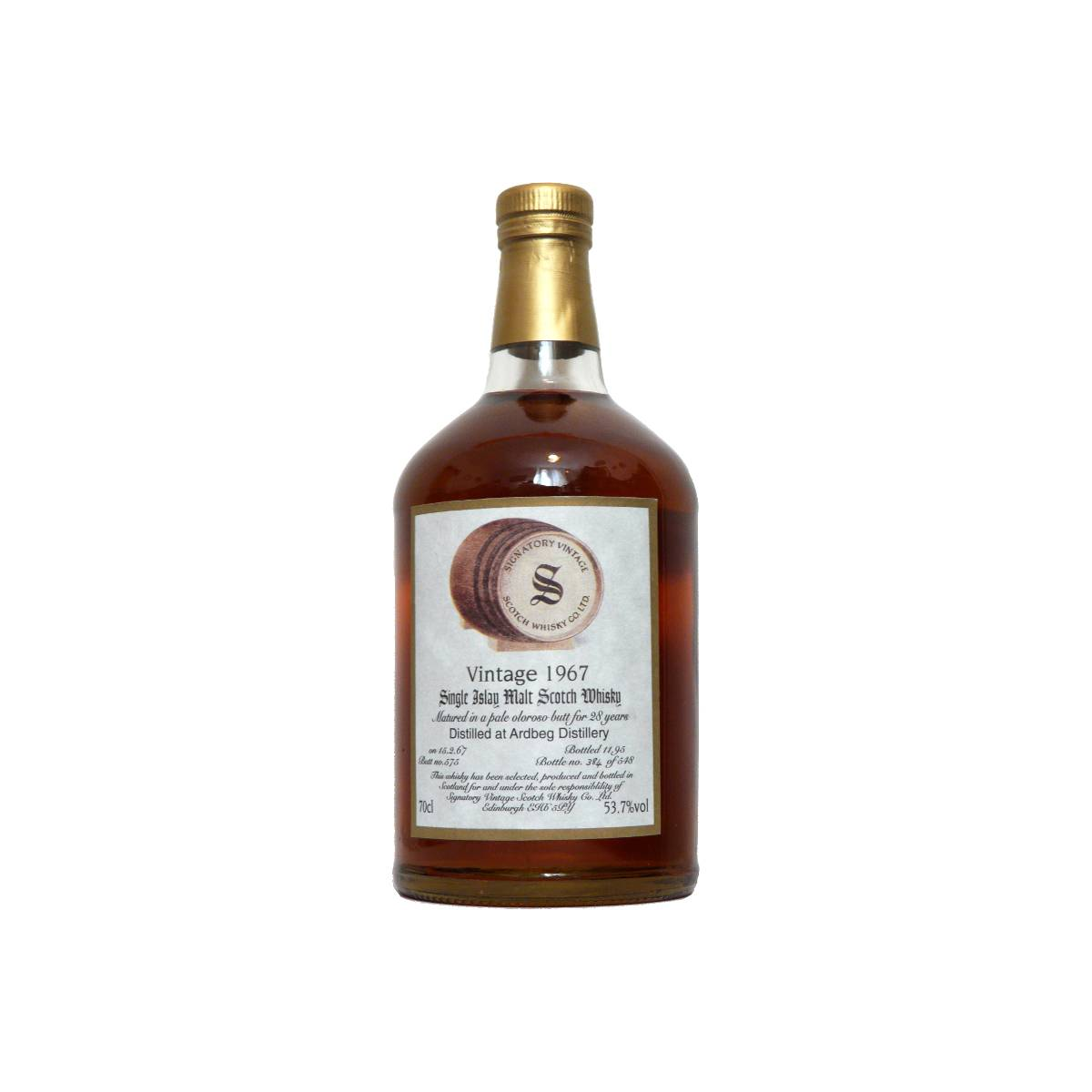 Ardbeg Vintage Collection - Dumpy 1967 28 Years Single Malt Whisky