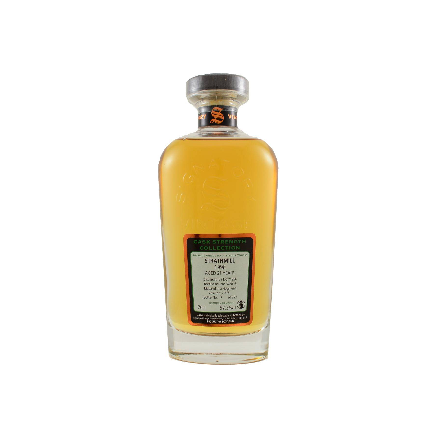 Strathmill Cask Strength Collection 1996 21 Years Single Malt Whisky