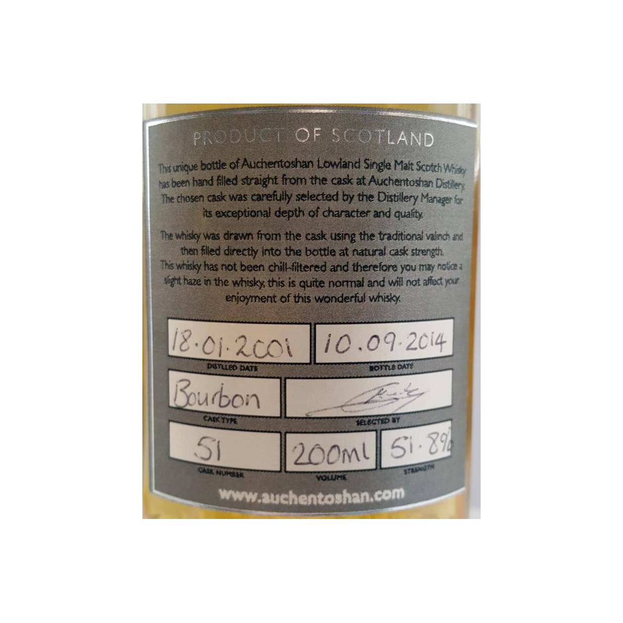 Auchentoshan 2001 13 Years Single Malt Whisky 2