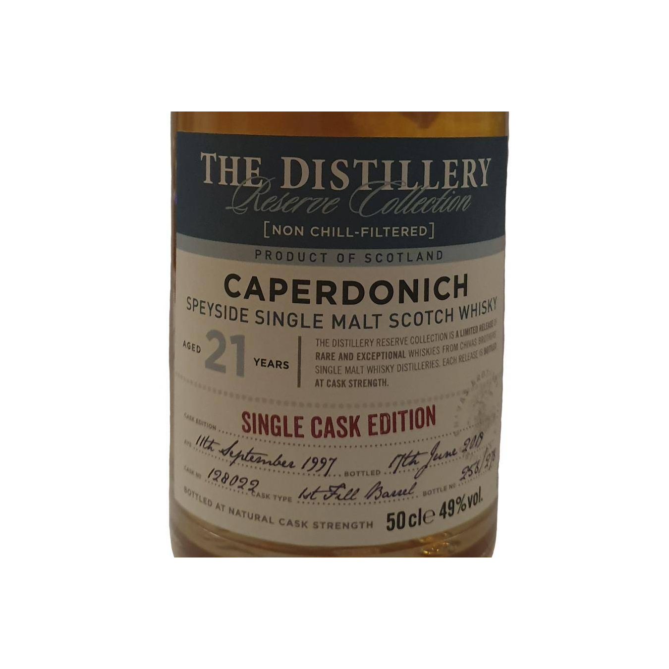 Caperdonich 1997 21 Years Single Malt Whisky