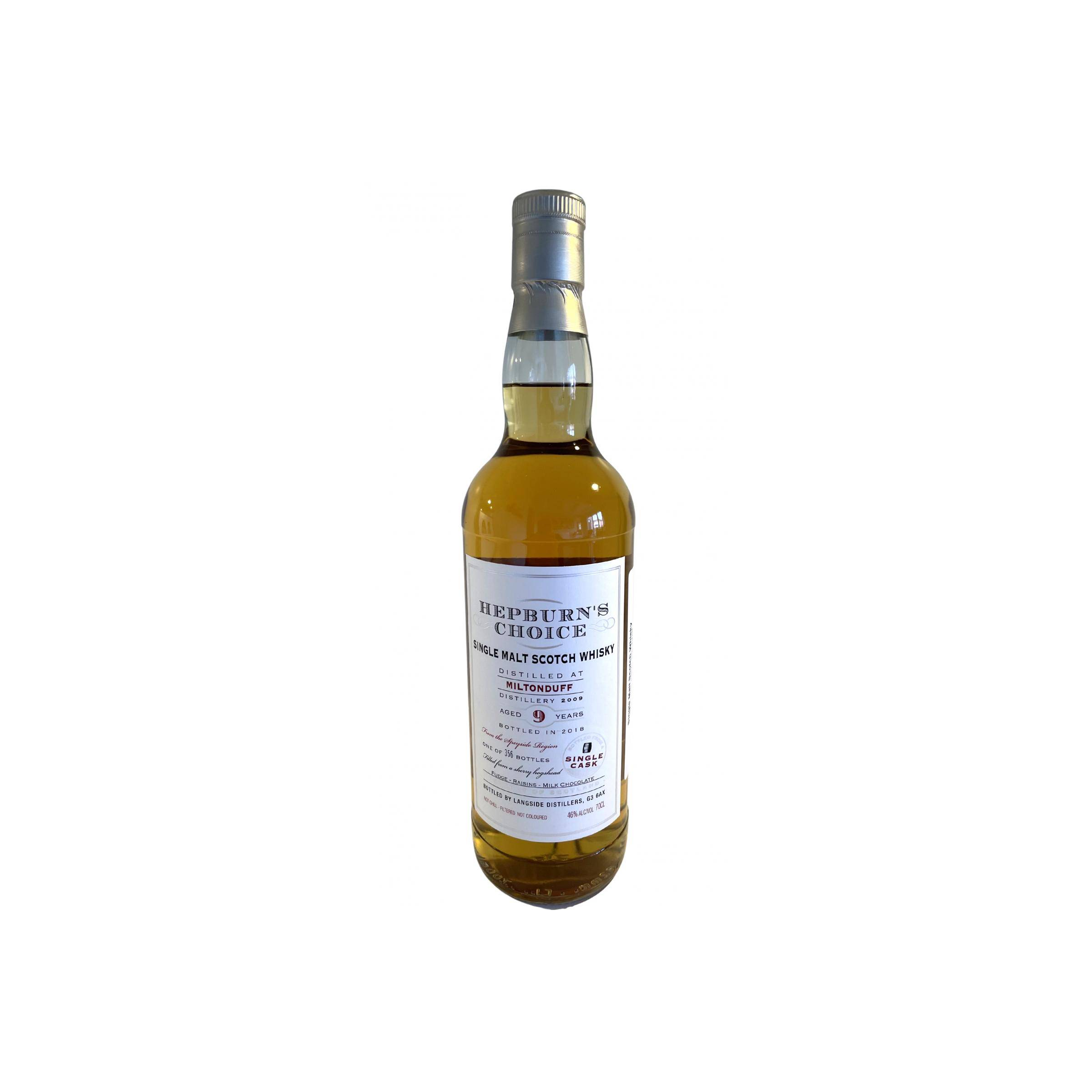 Miltonduff 2009 9 Years Single Malt Whisky