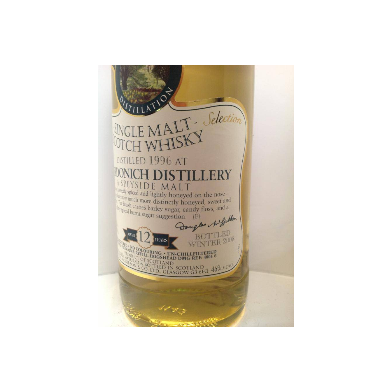Caperdonich McGibbon's Provenance 1996 12 Years Single Malt Whisky 3