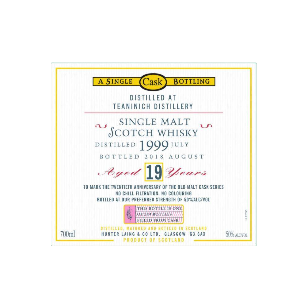 Teaninich 1999 19 Years Single Malt Whisky 3