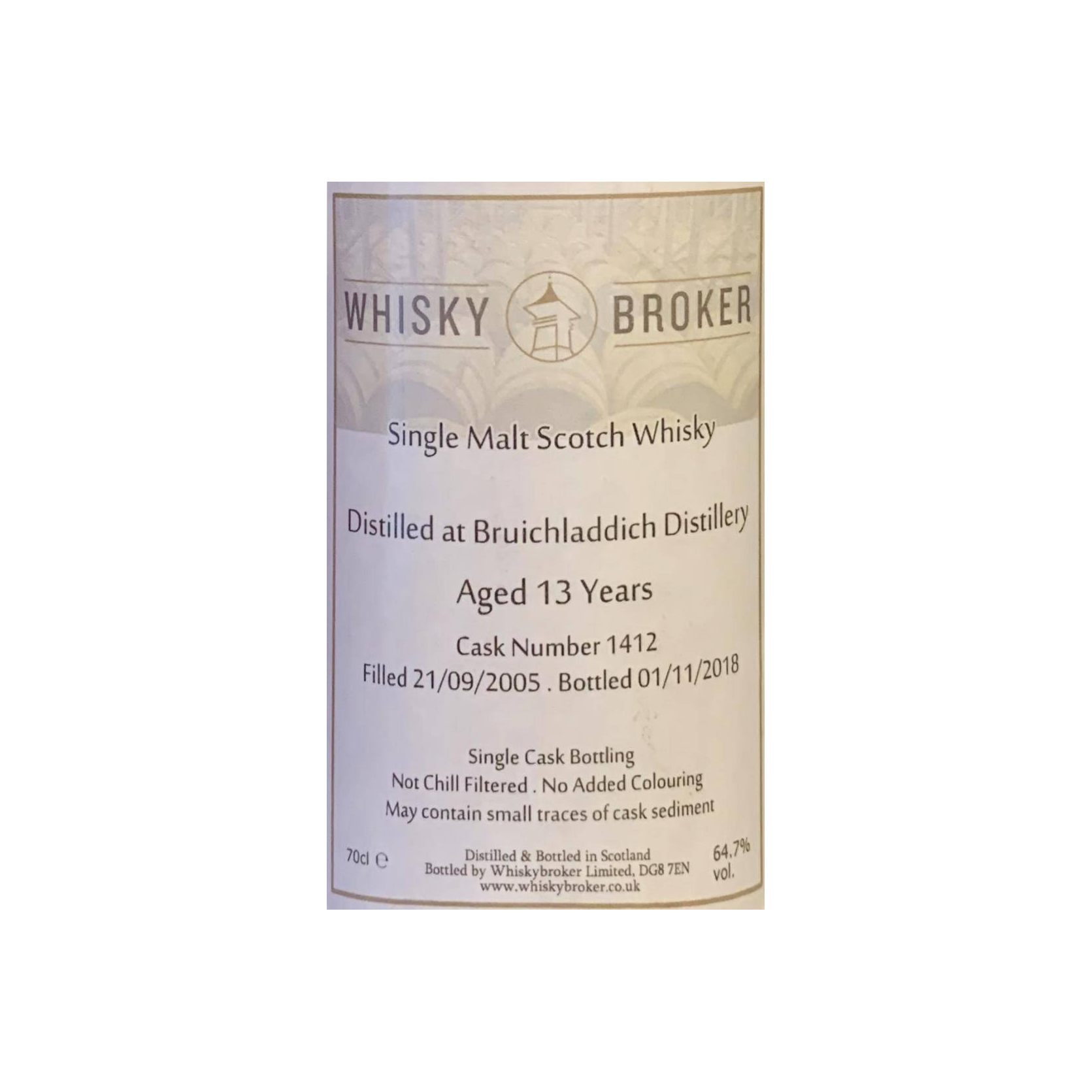 Bruichladdich 2005 13 Years Single Malt Whisky 2