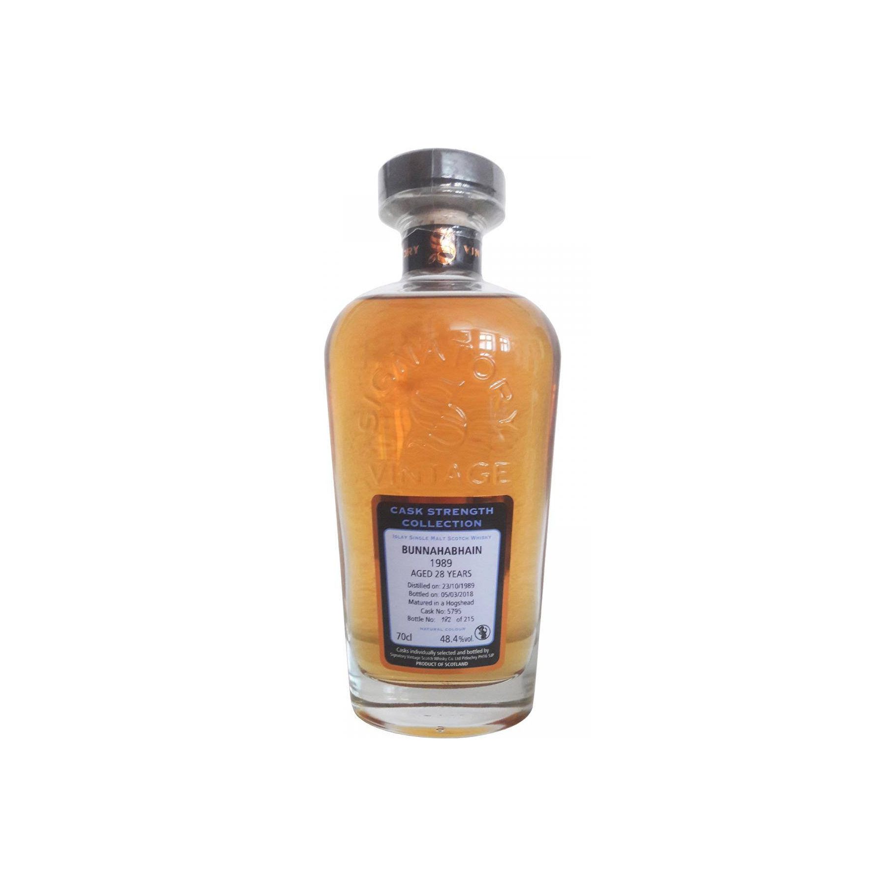 Bunnahabhain Cask Strength Collection 1989 28 Years Single Malt Whisky