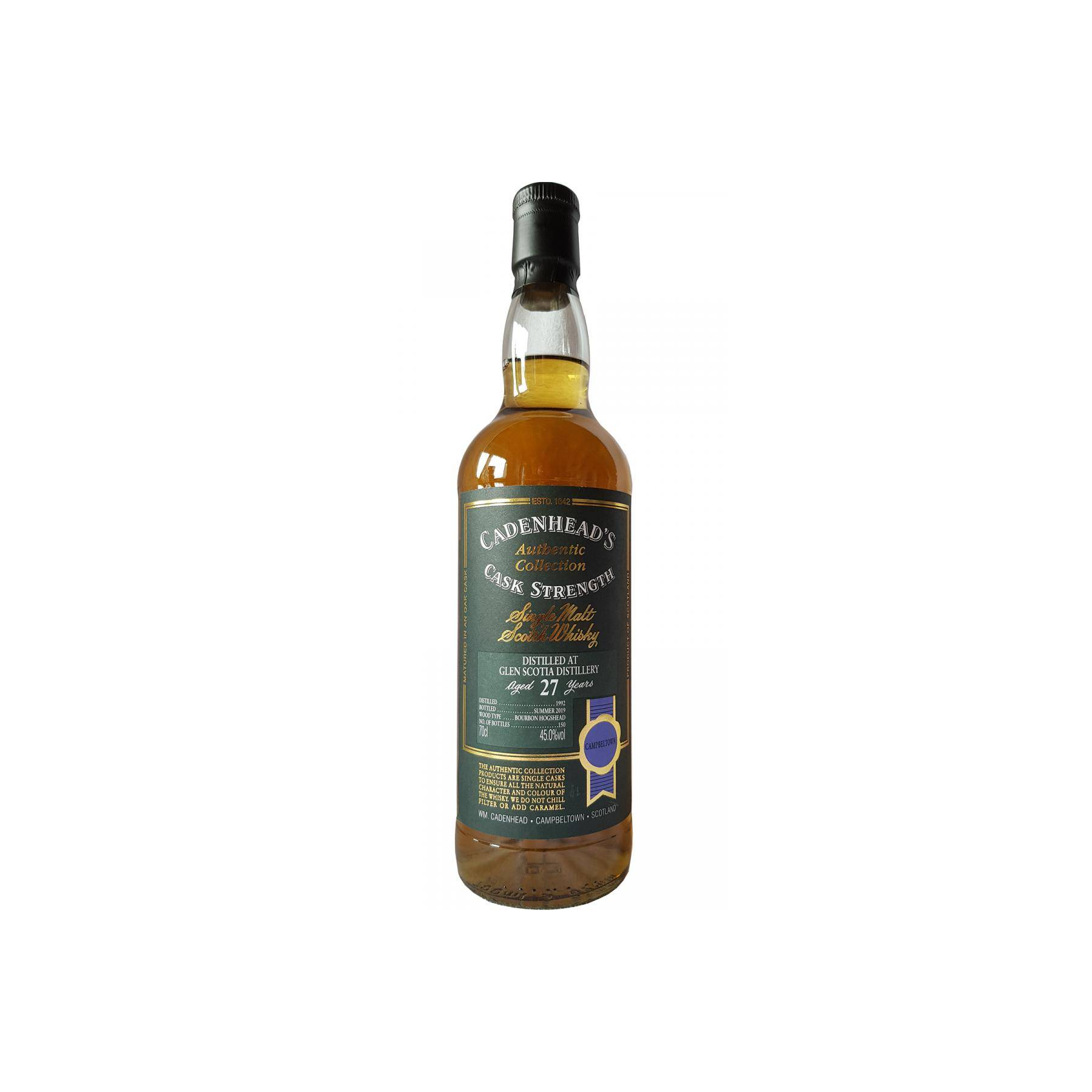 Glen Scotia Authentic Collection 1992 27 Years Single Malt Whisky