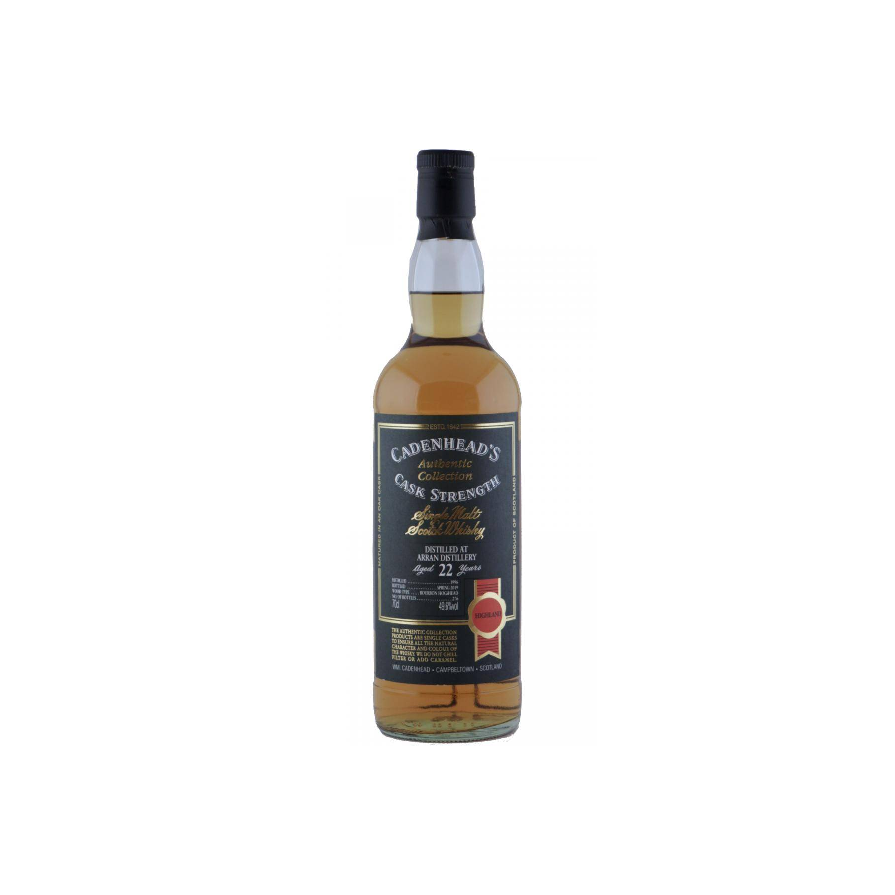 Arran Authentic Collection 1996 22 Years Single Malt Whisky