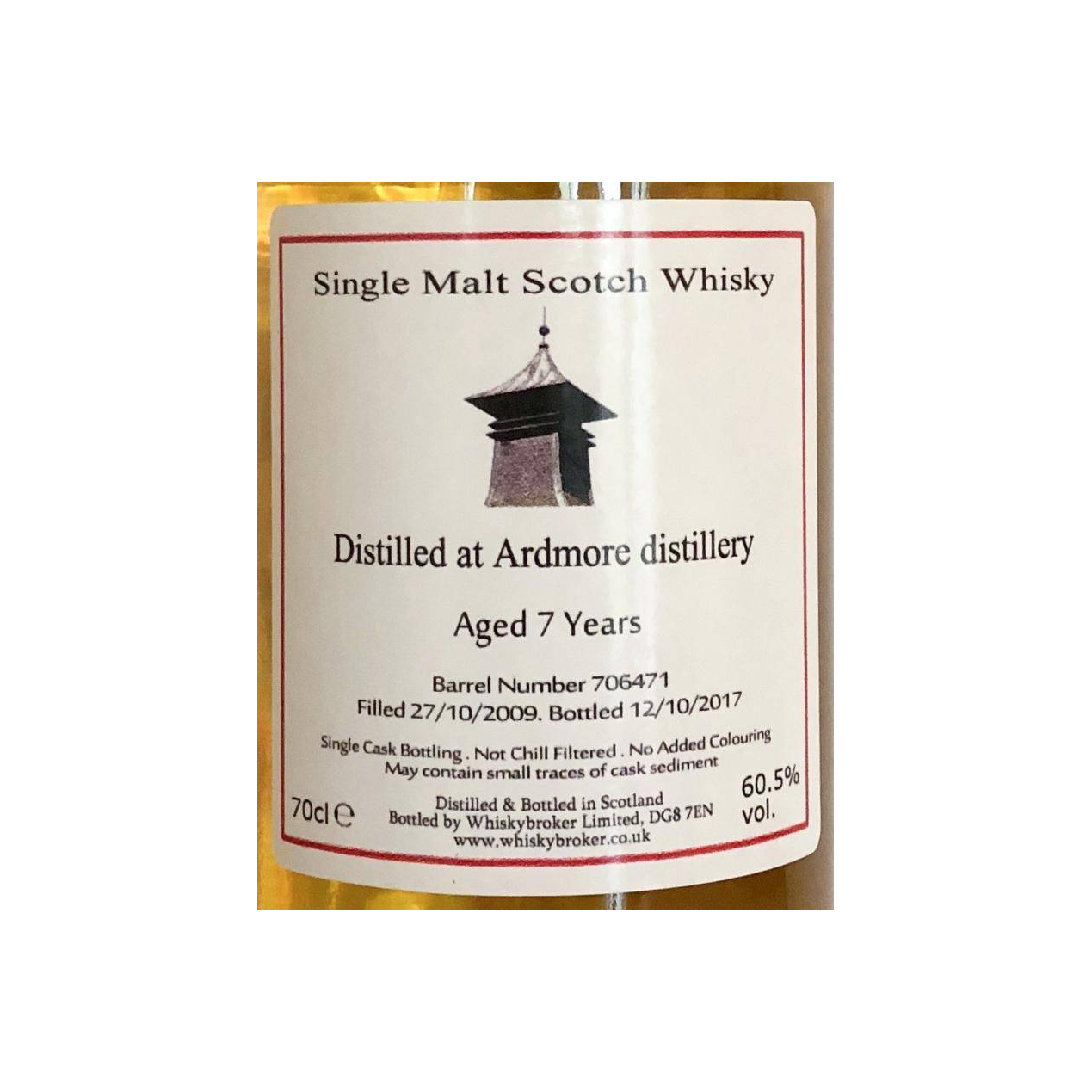 Ardmore 2009 7 Years Single Malt Whisky 2