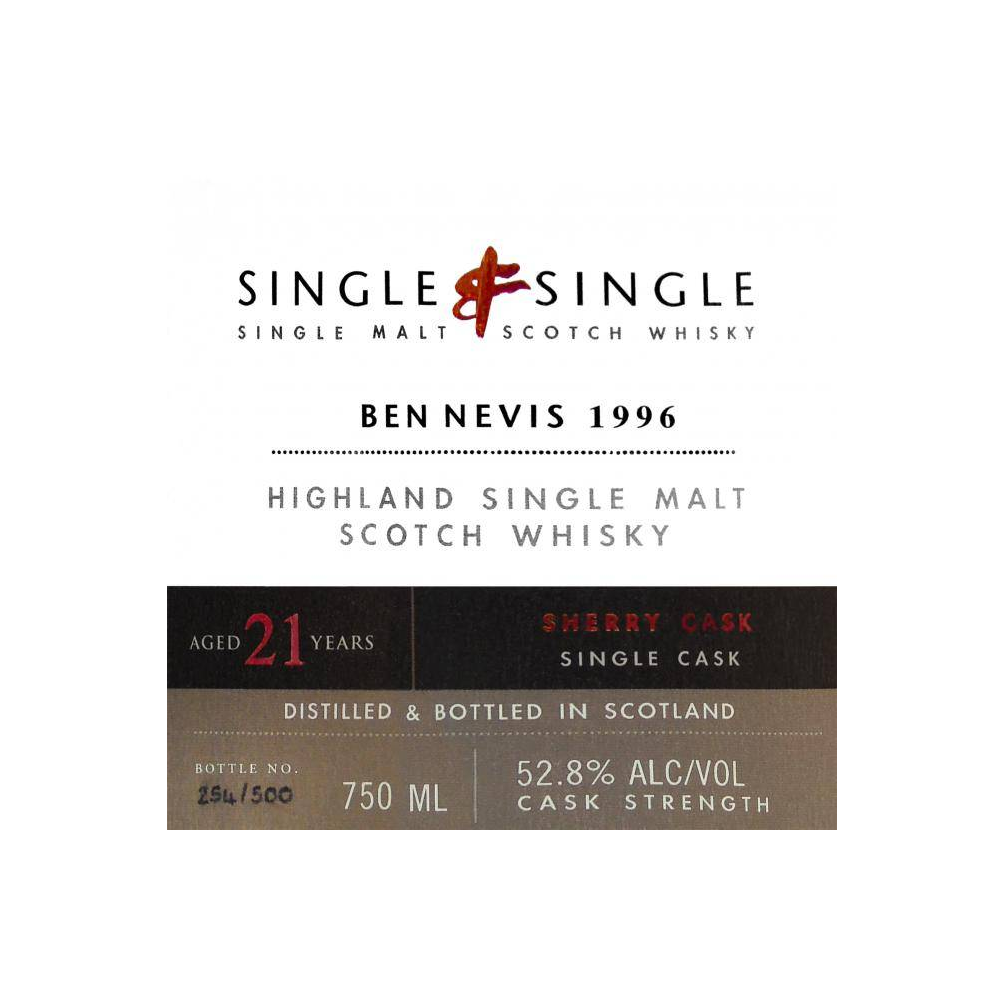 Ben Nevis 1996 21 Years Single Malt Whisky 2