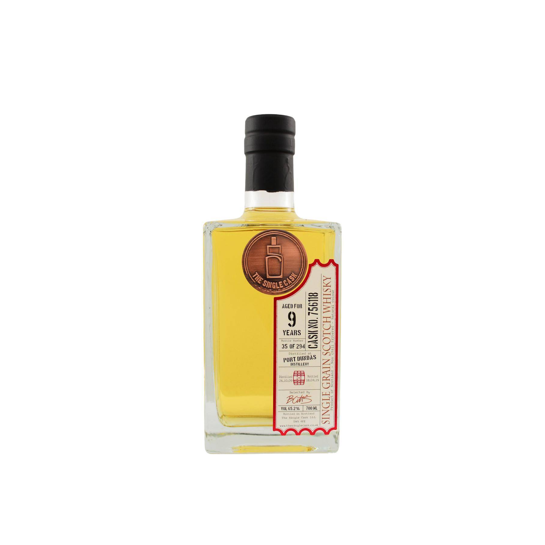 Port Dundas 2009 9 Years Single Grain Whisky
