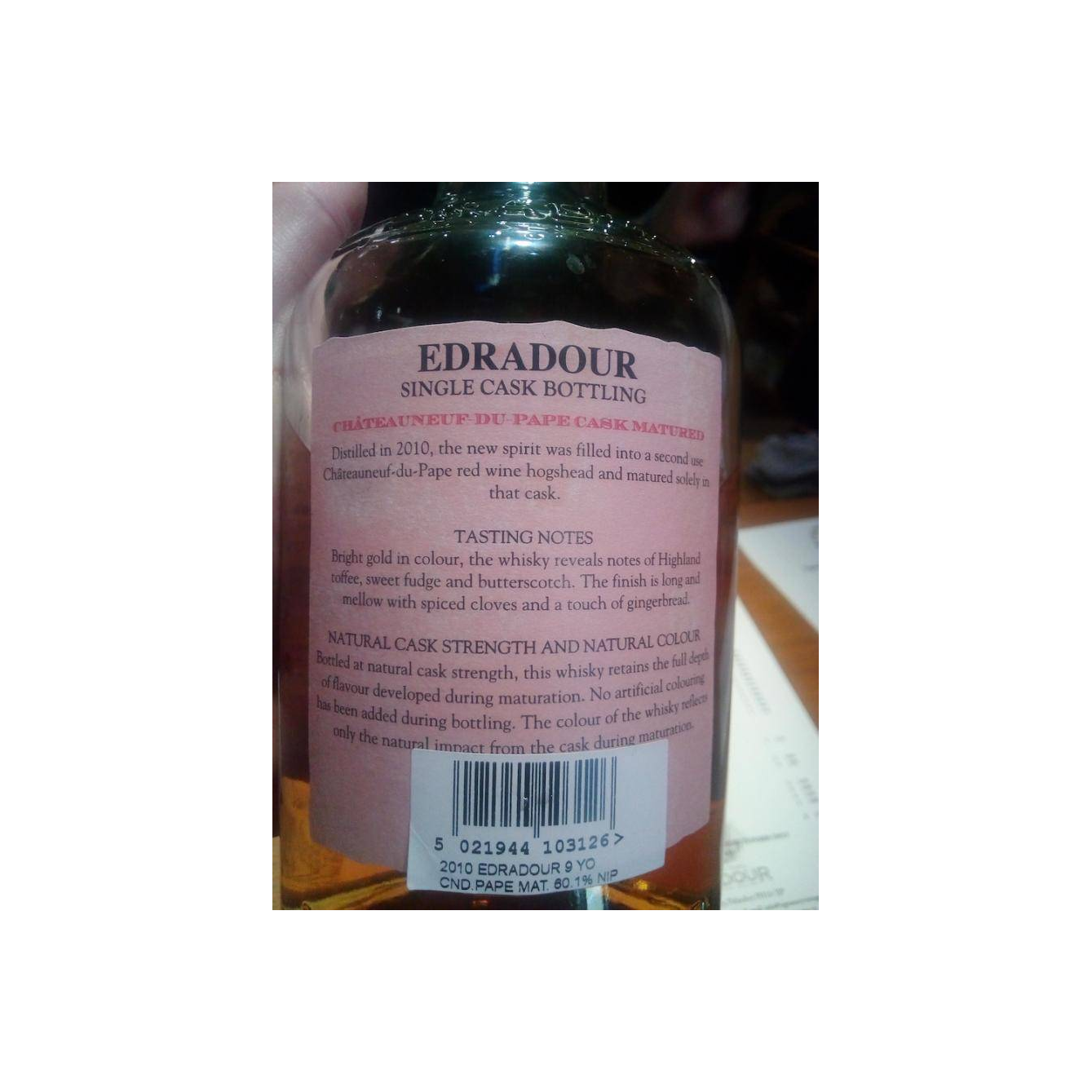 Edradour 2010 9 Years Single Malt Whisky 3