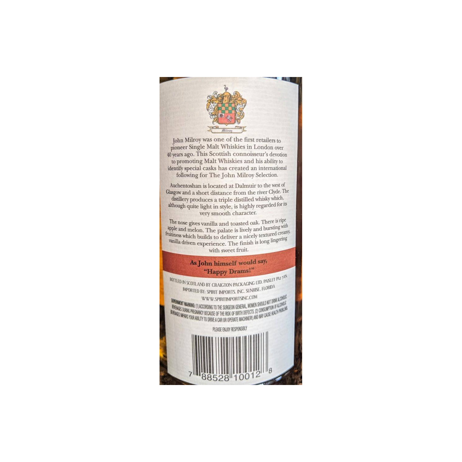 Auchentoshan 1990 26 Years Single Malt Whisky 2