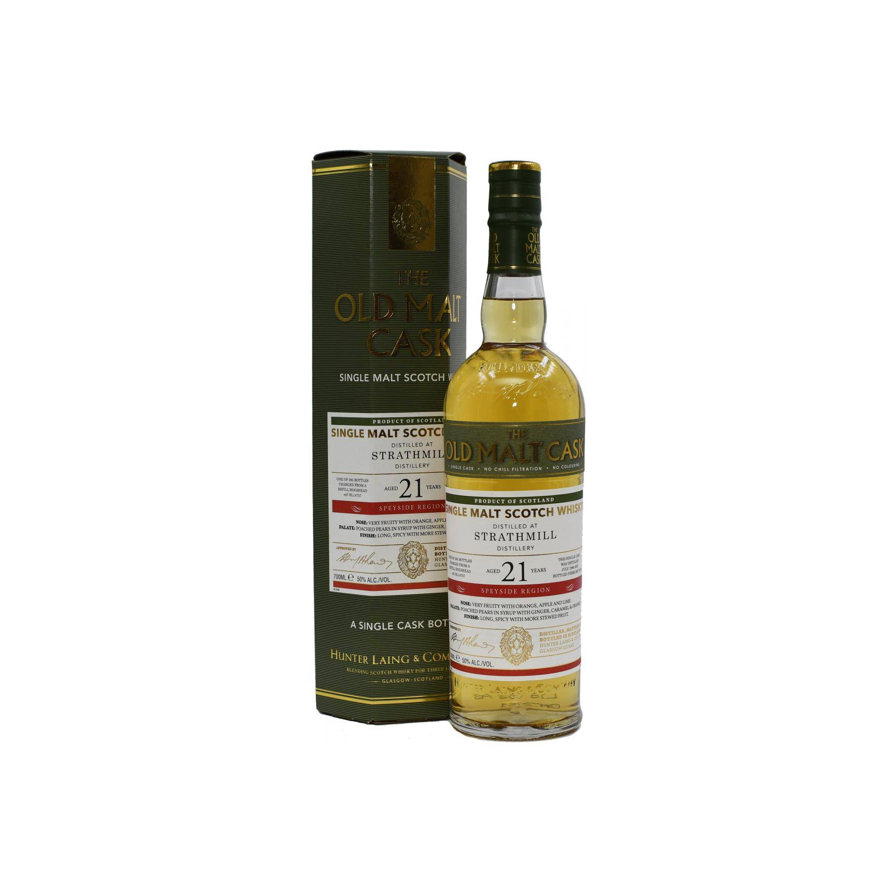 Strathmill Old Malt Cask 1996 21 Years Single Malt Whisky 2