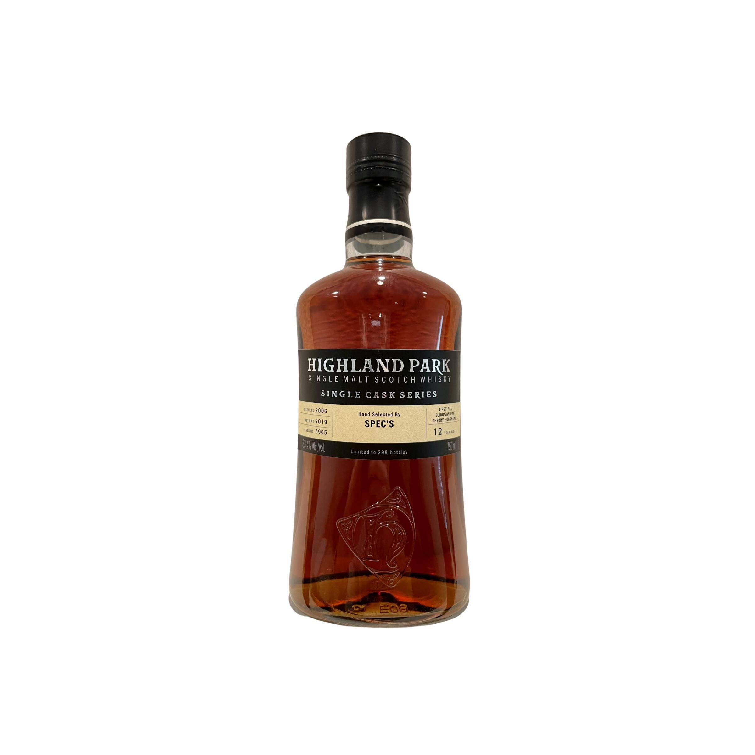 Highland Park Single Cask 2006 12 Years Single Malt Whisky