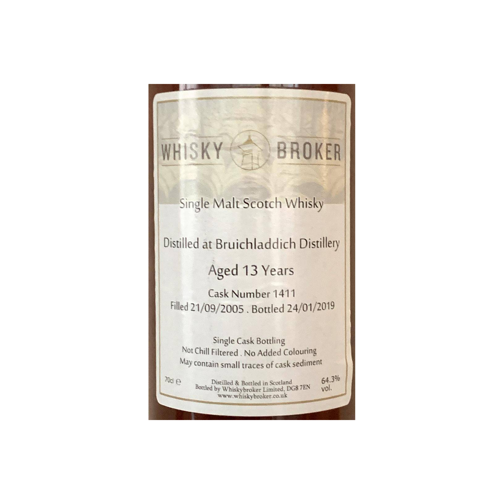 Bruichladdich 2005 13 Years Single Malt Whisky 2