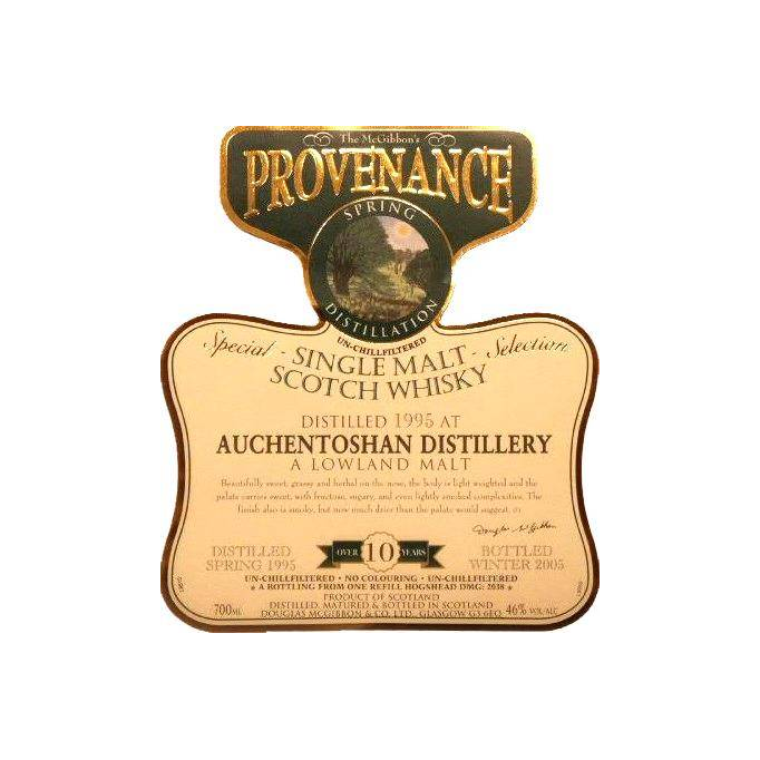 Auchentoshan McGibbon's Provenance 1995 10 Years Single Malt Whisky