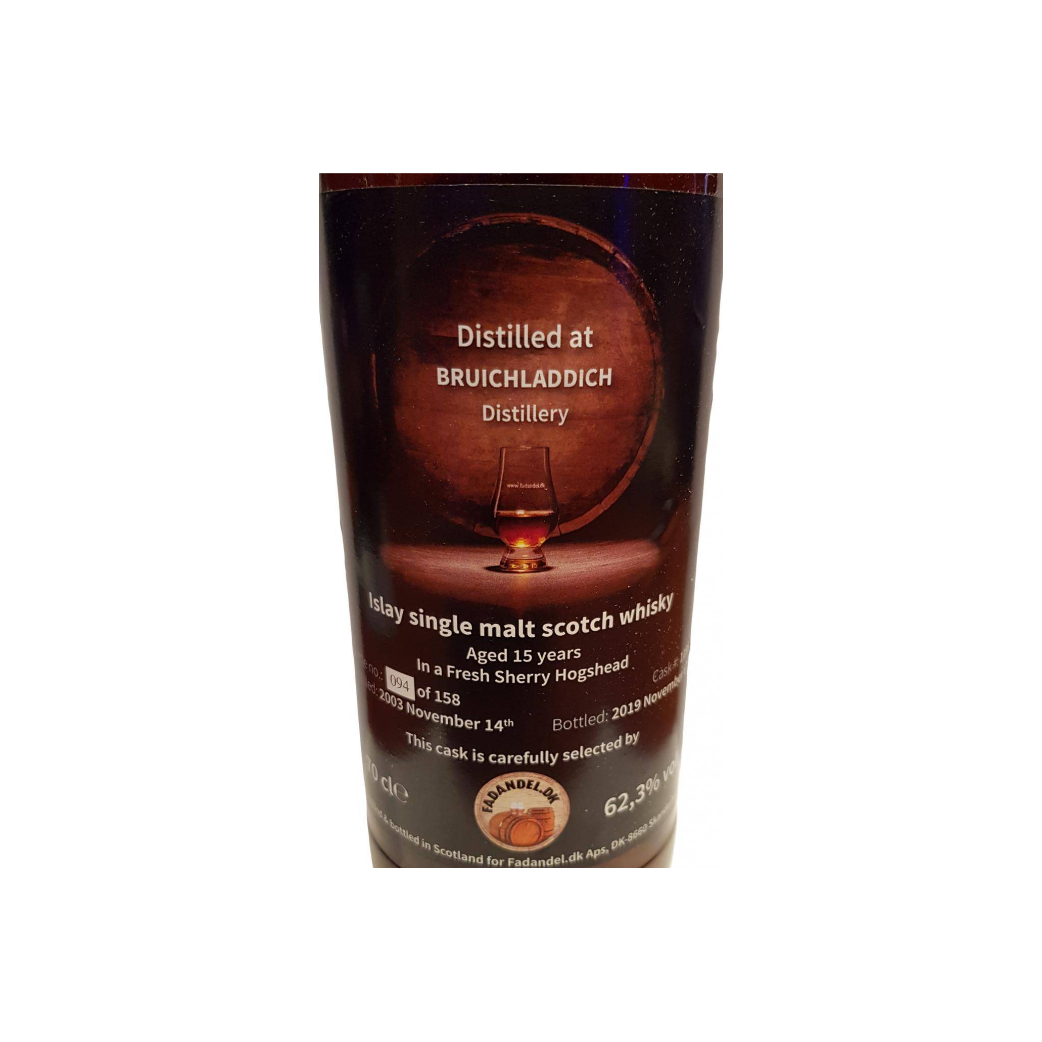 Bruichladdich 2003 15 Years Single Malt Whisky 2