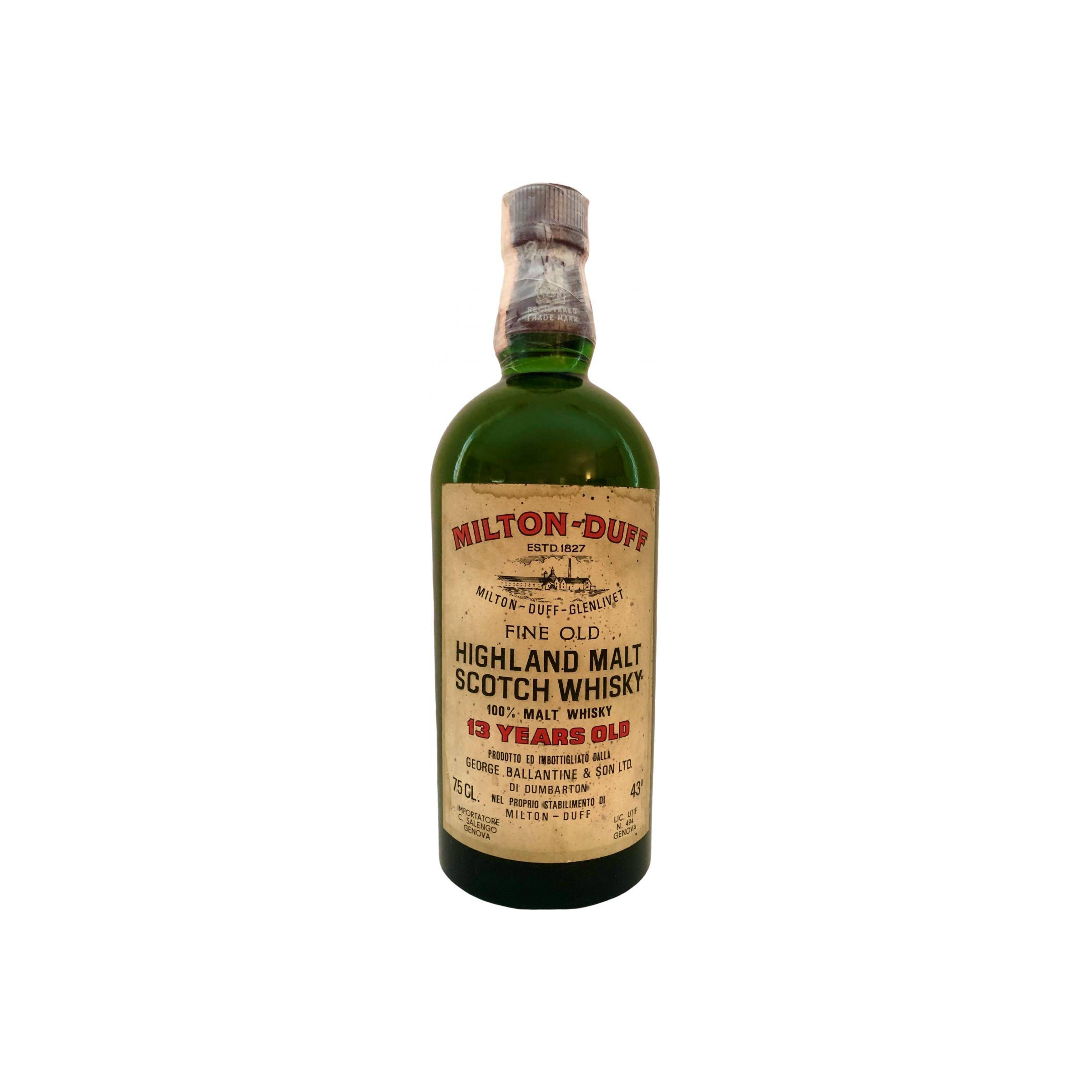 Miltonduff 13 Years Single Malt Whisky