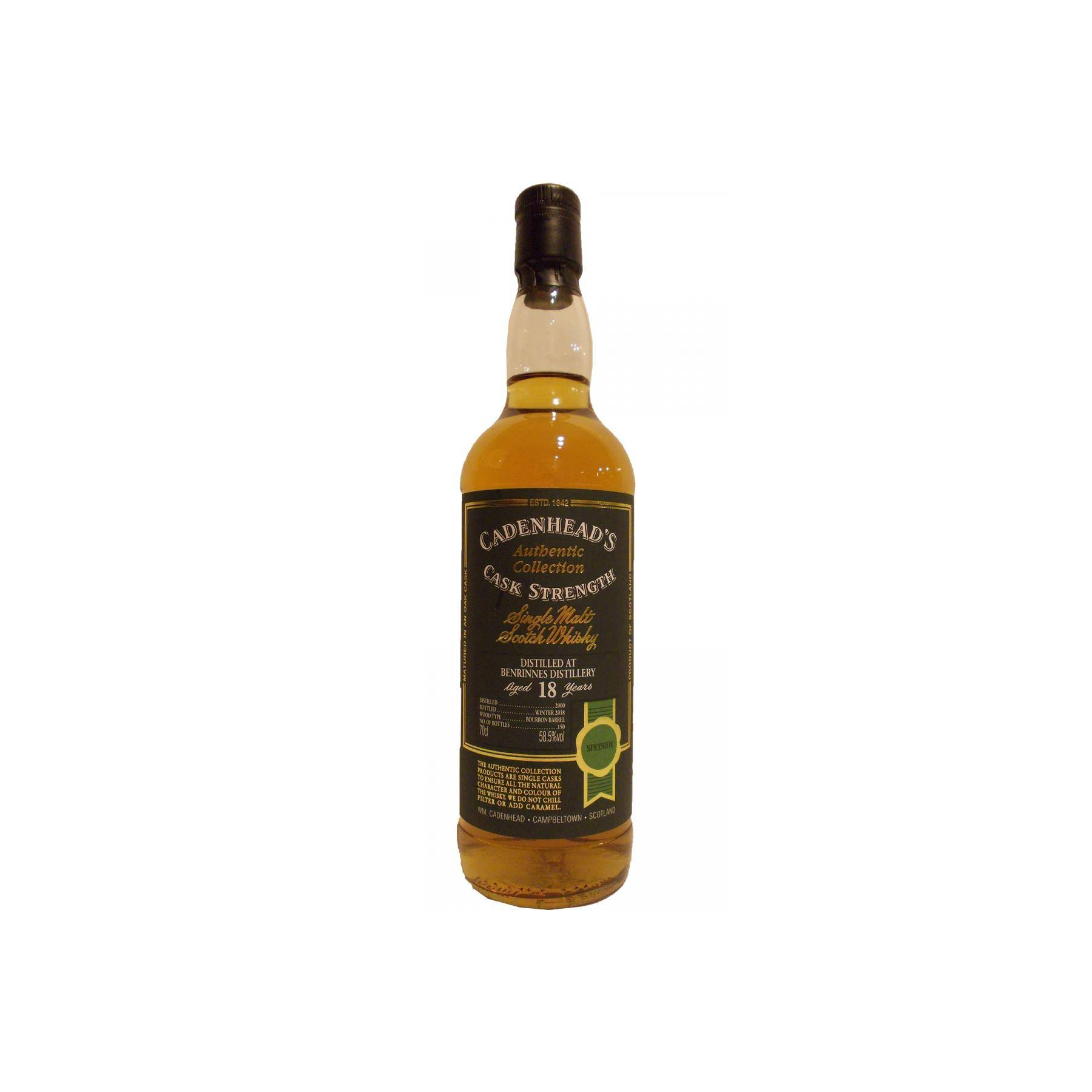 Benrinnes Authentic Collection 2000 18 Years Single Malt Whisky