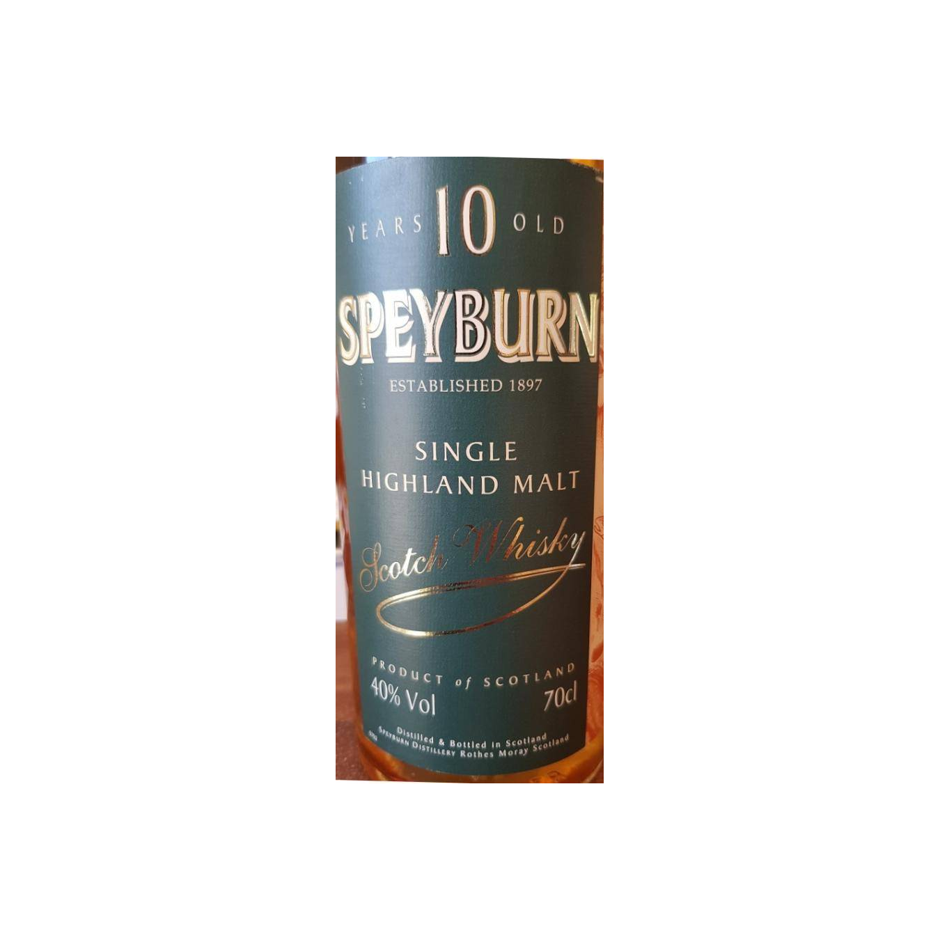 Spey 10 Years Single Malt Whisky