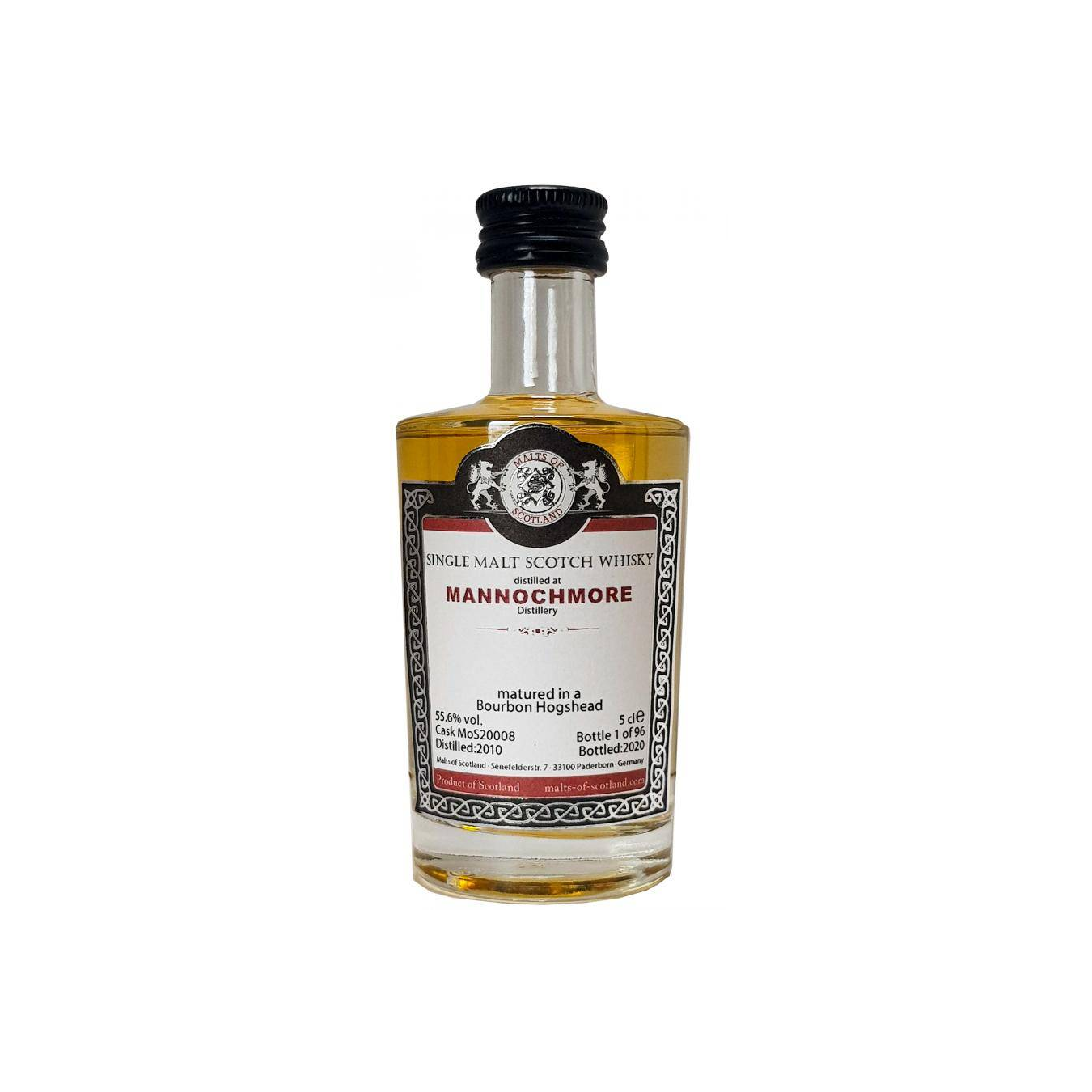 Mannochmore Miniature 2010 10 Years Single Malt Whisky 2