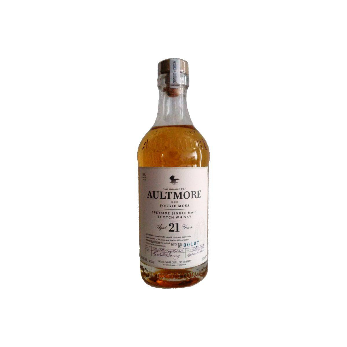 Aultmore 21 Years Single Malt Whisky