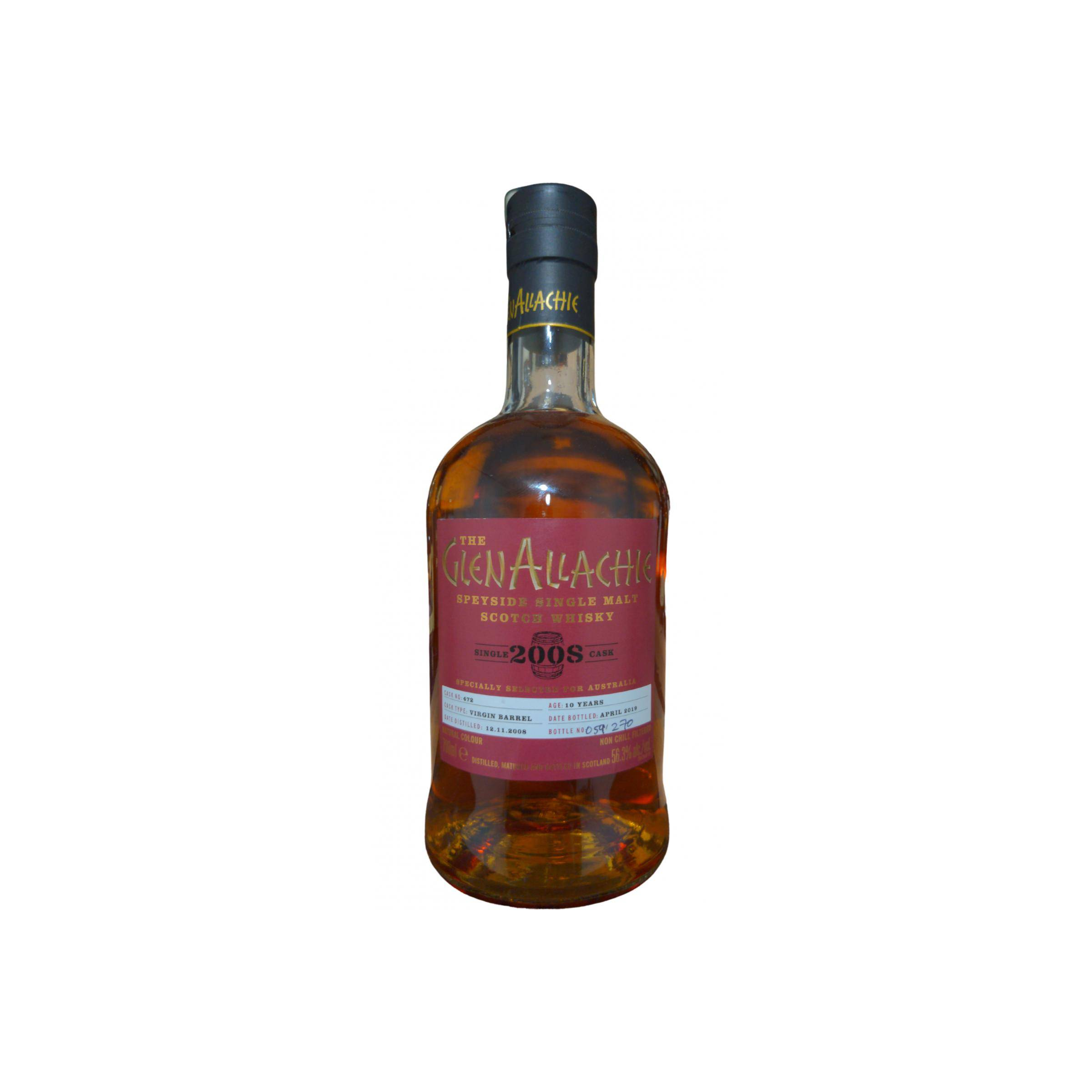 The GlenAllachie Single Cask 2008 10 Years Single Malt Whisky