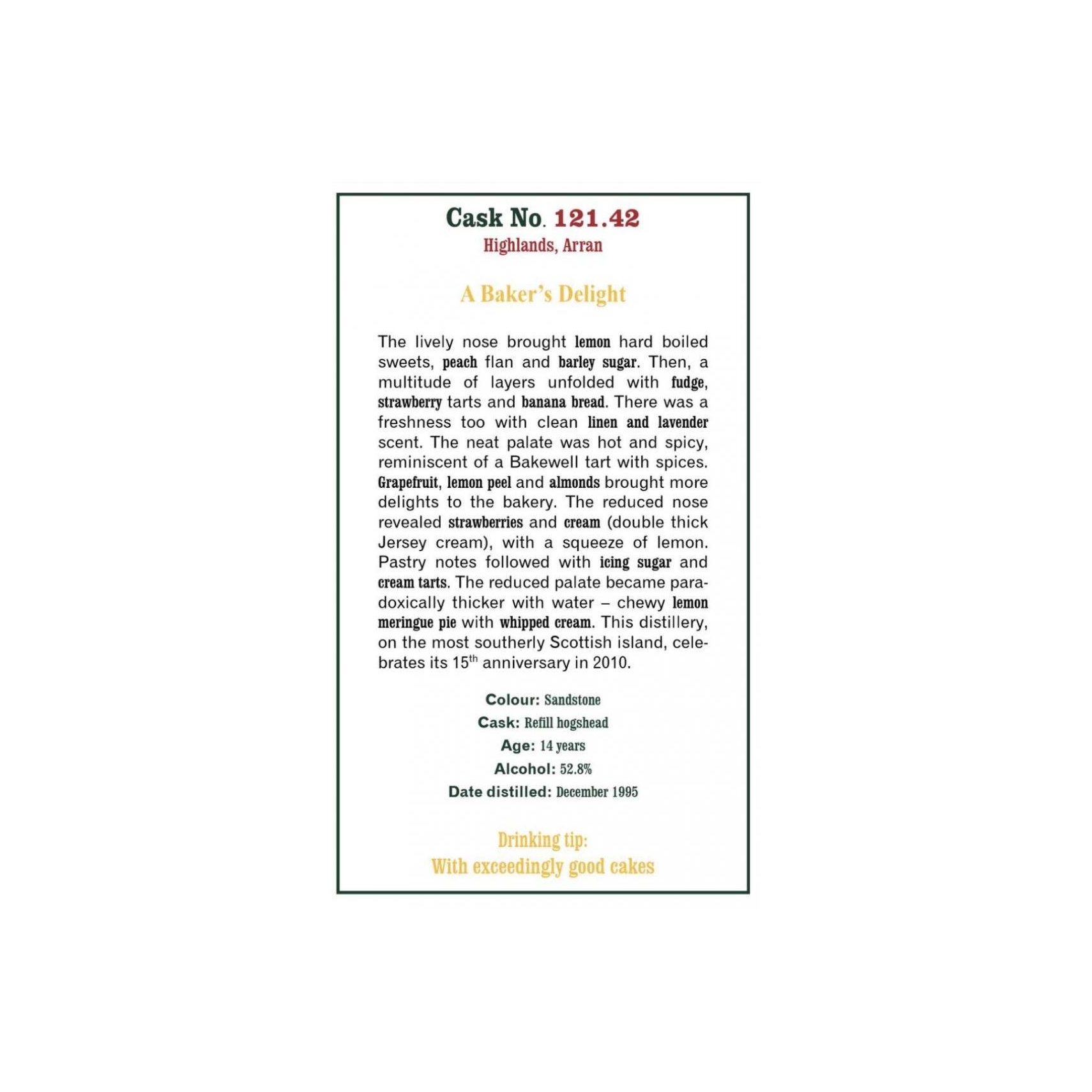 The Scotch Malt Whisky Society 1995 14 Years Single Malt Whisky