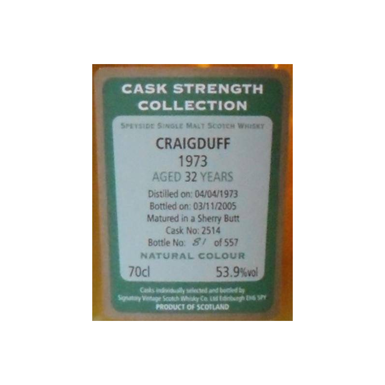 Glen Keith Cask Strength Collection 1973 32 Years Single Malt Whisky 2
