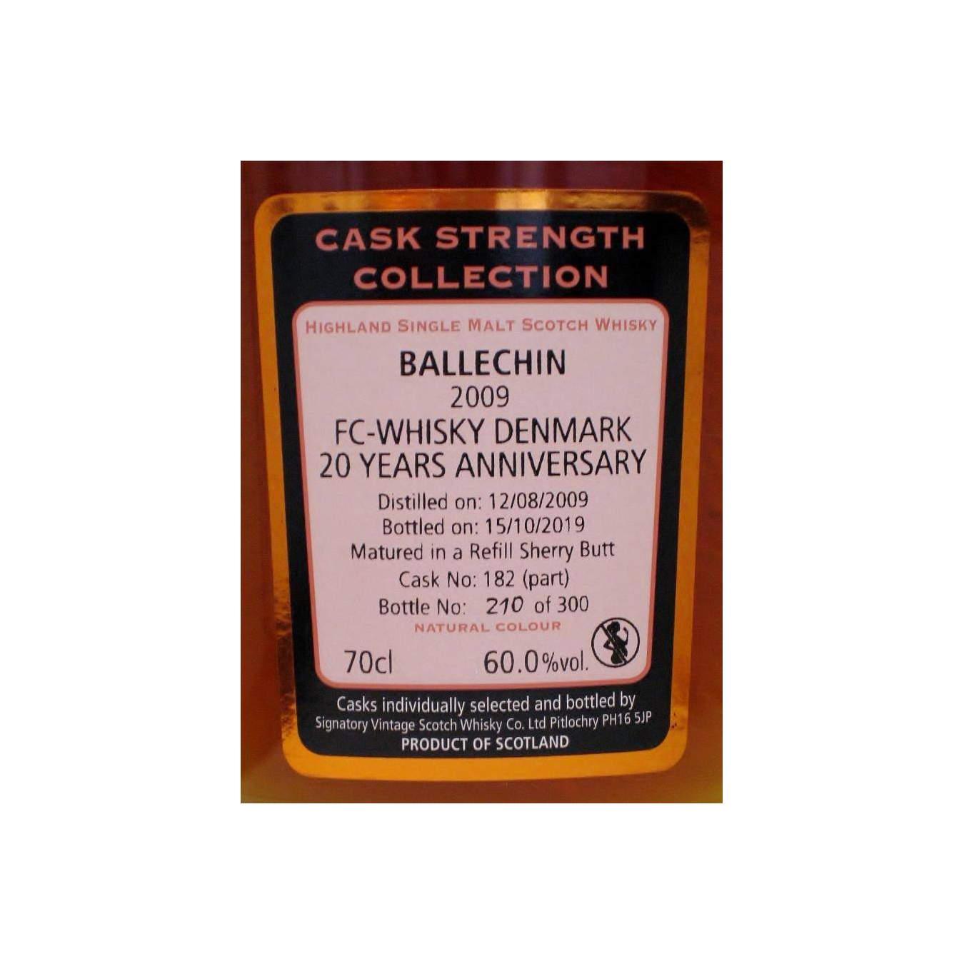 Edradour Cask Strength Collection 2009 10 Years Single Malt Whisky 2