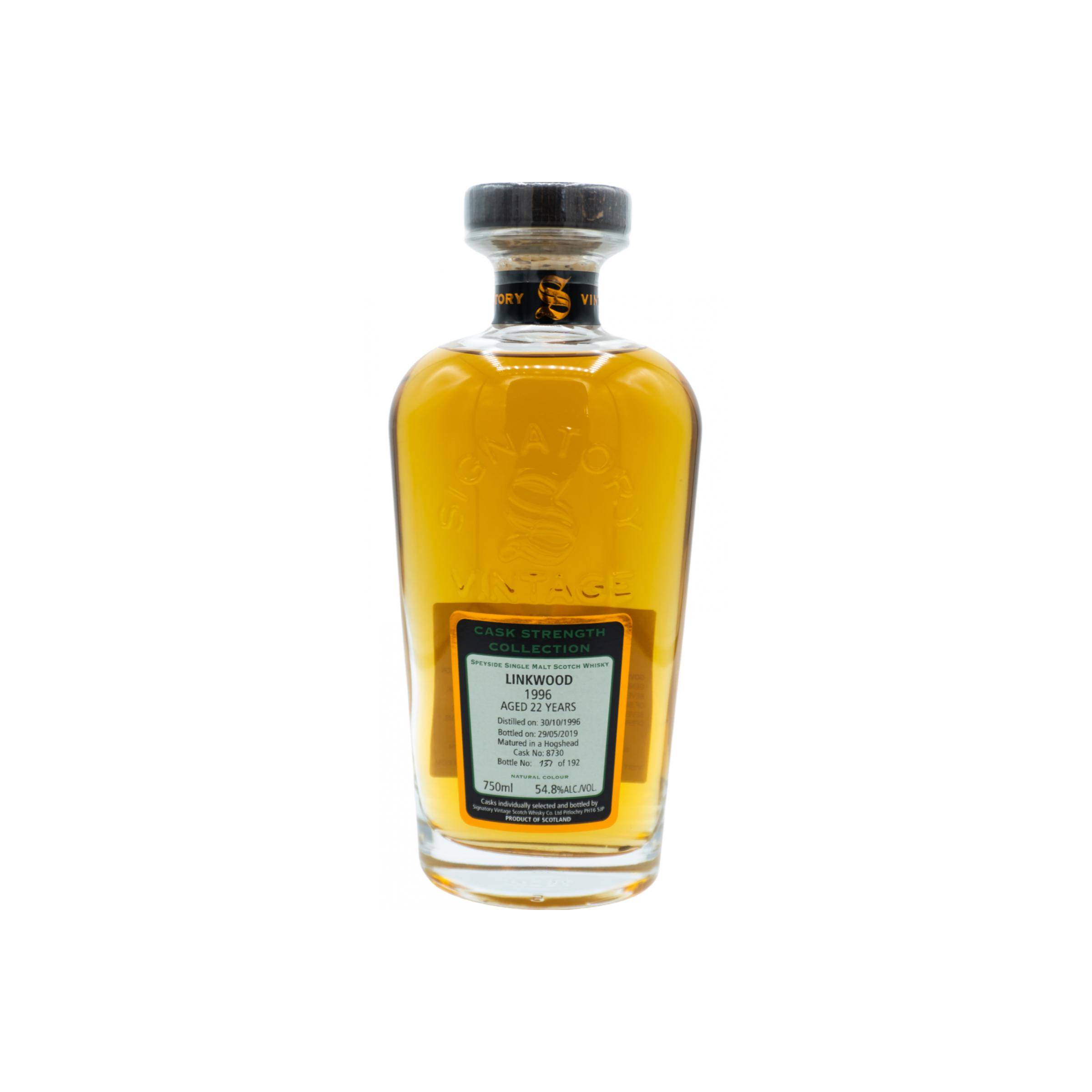 Linkwood Cask Strength Collection 1996 22 Years Single Malt Whisky