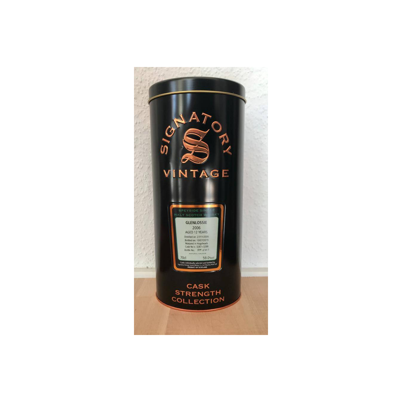 Glenlossie Cask Strength Collection 2006 12 Years Single Malt Whisky 2