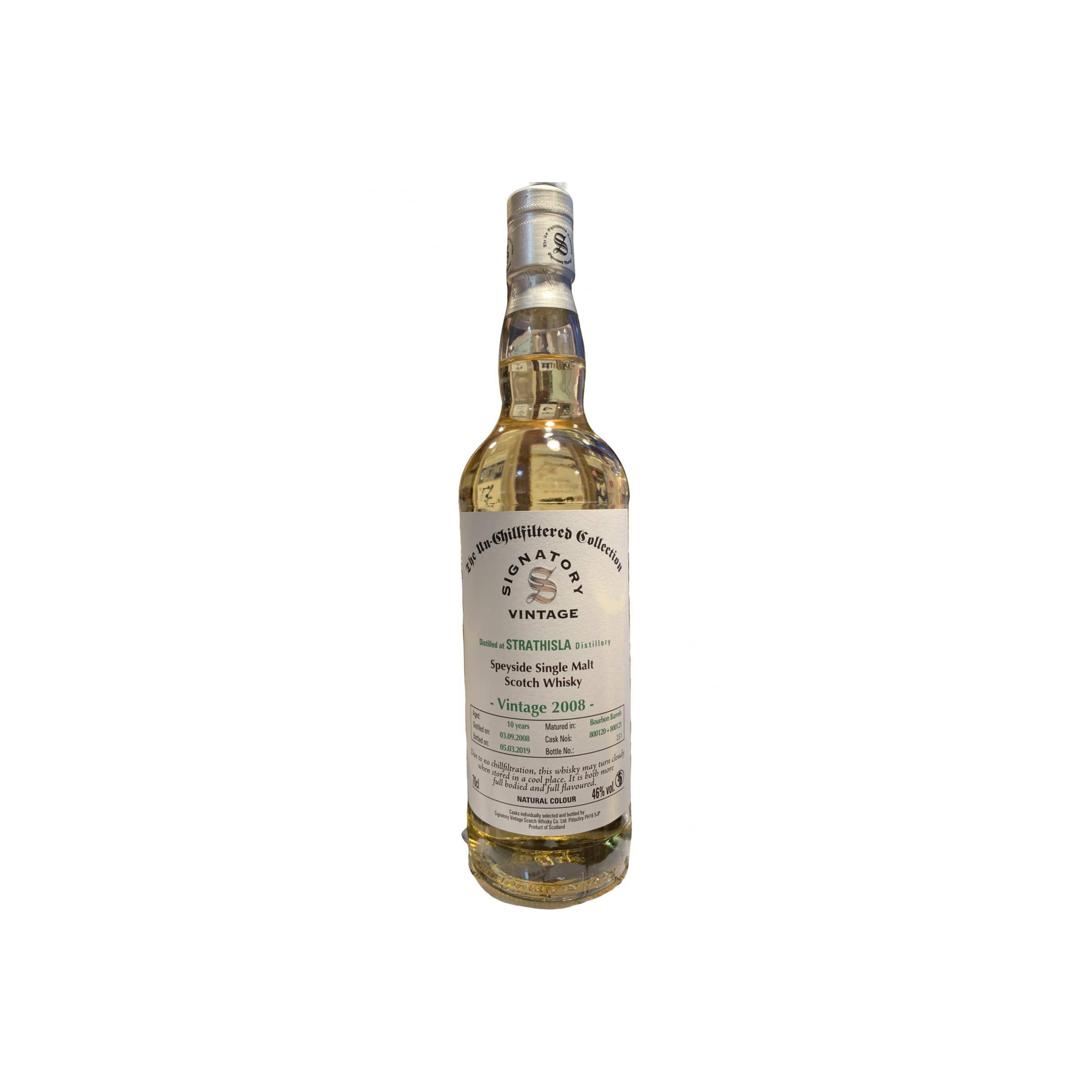 Strathisla The Un-Chillfiltered Collection 2008 10 Years Single Malt Whisky