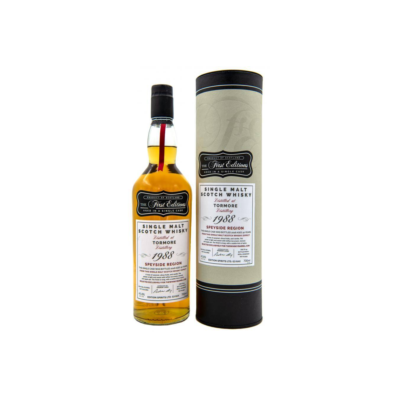 Tormore The First Editions 1988 30 Years Single Malt Whisky 2